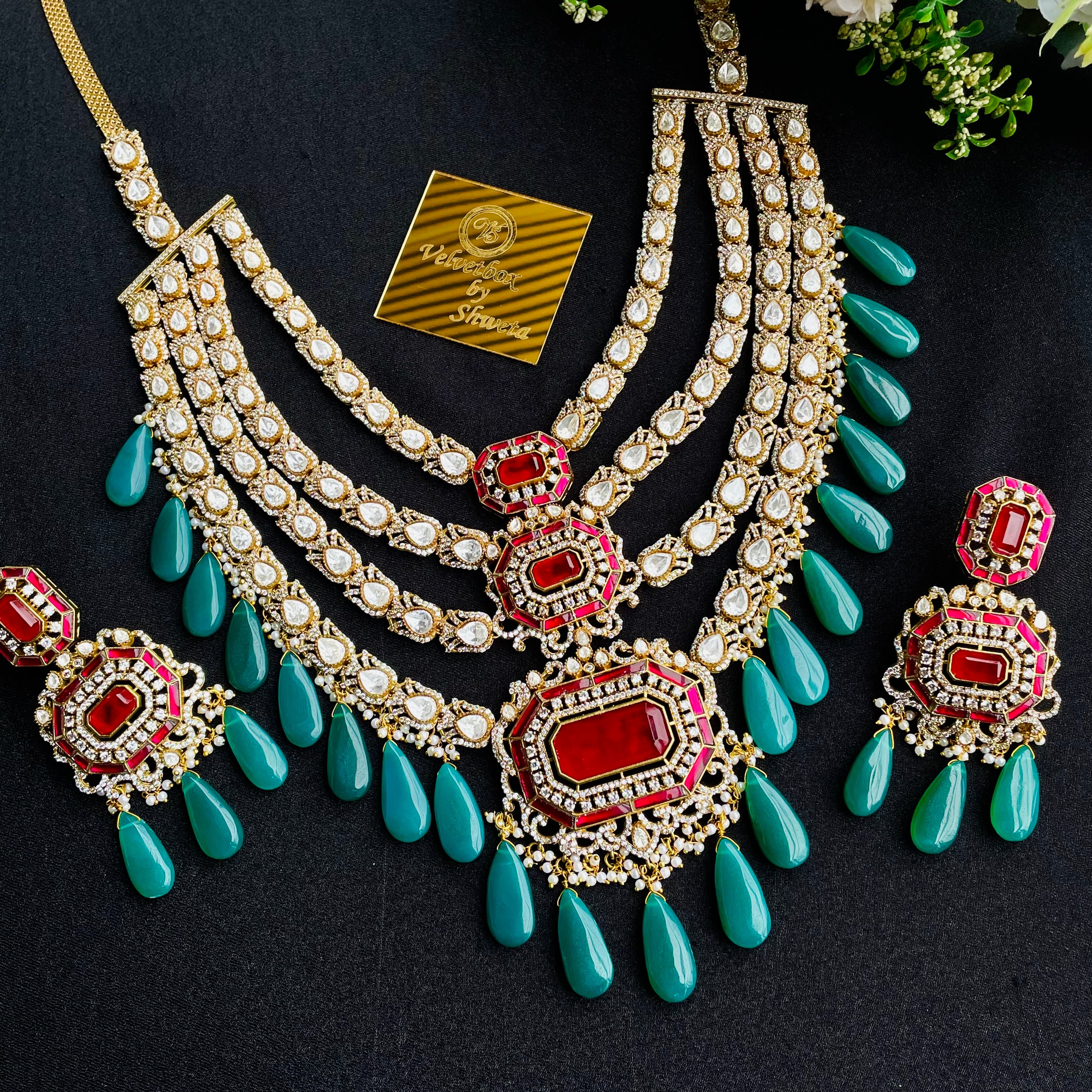 Nayaab Sneha Polki Neckpiece