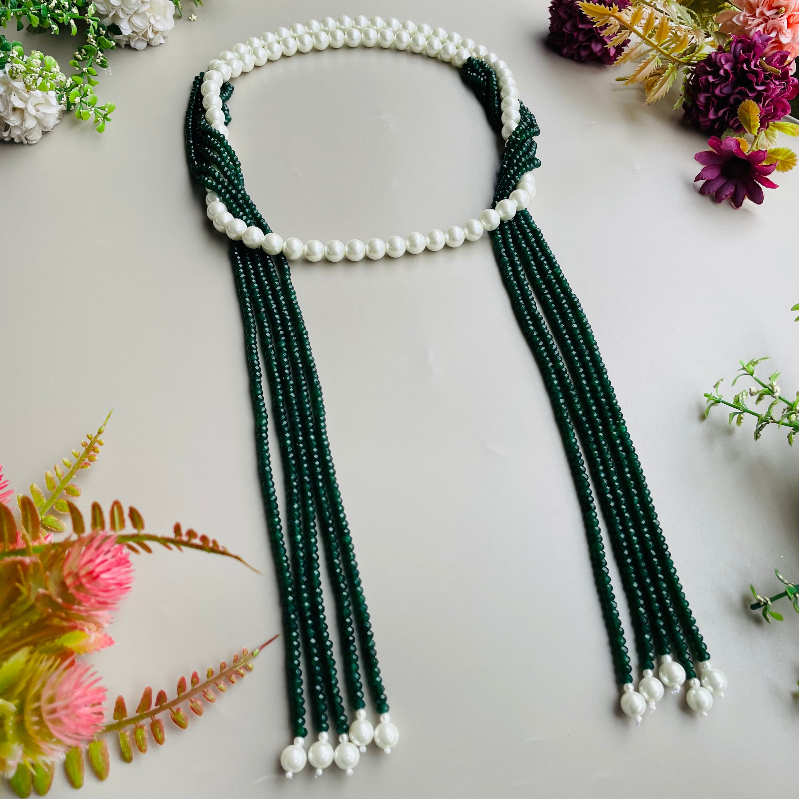 Nayaab jigyasa  Pearl long mala