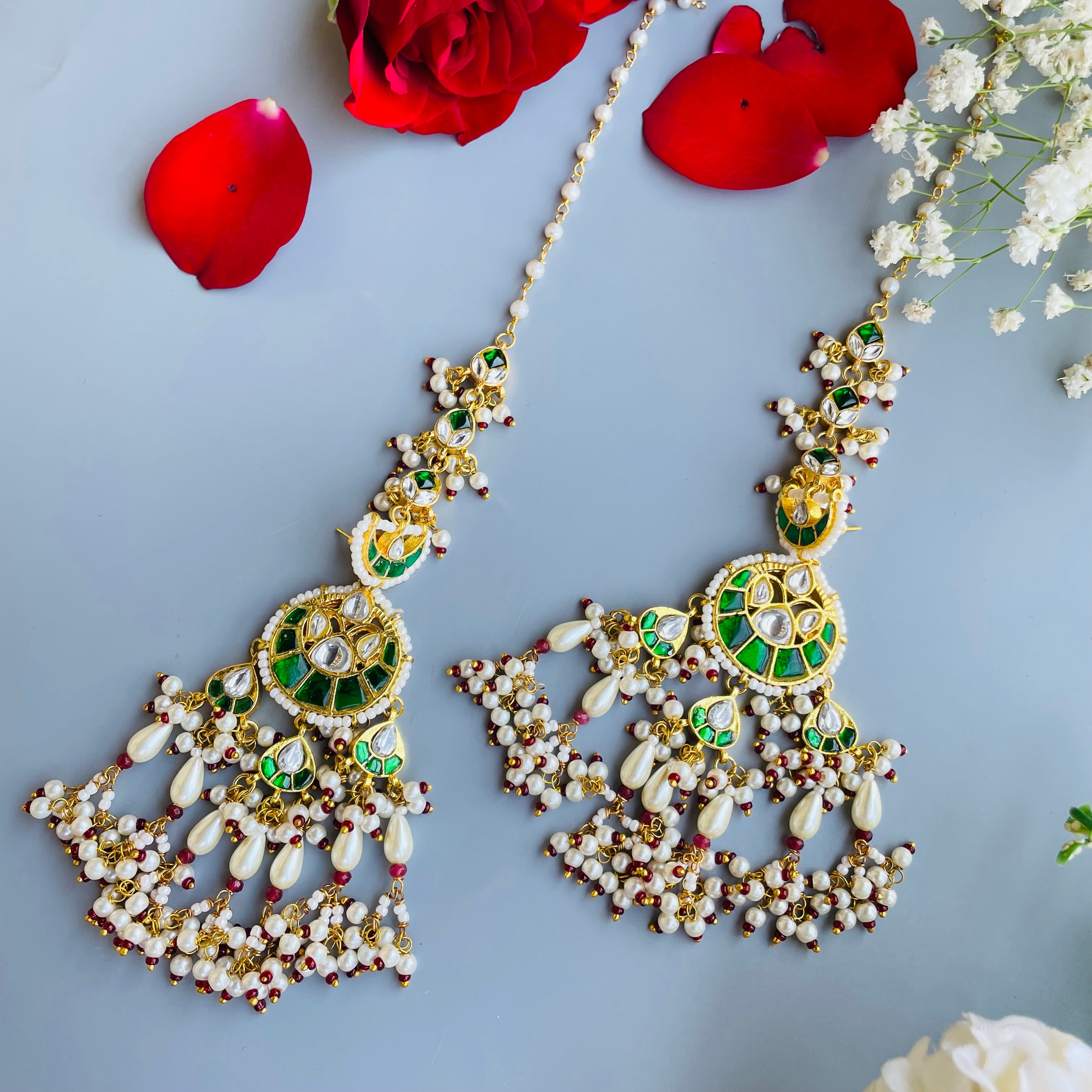 Nayaab ruhani Pearl Earrings