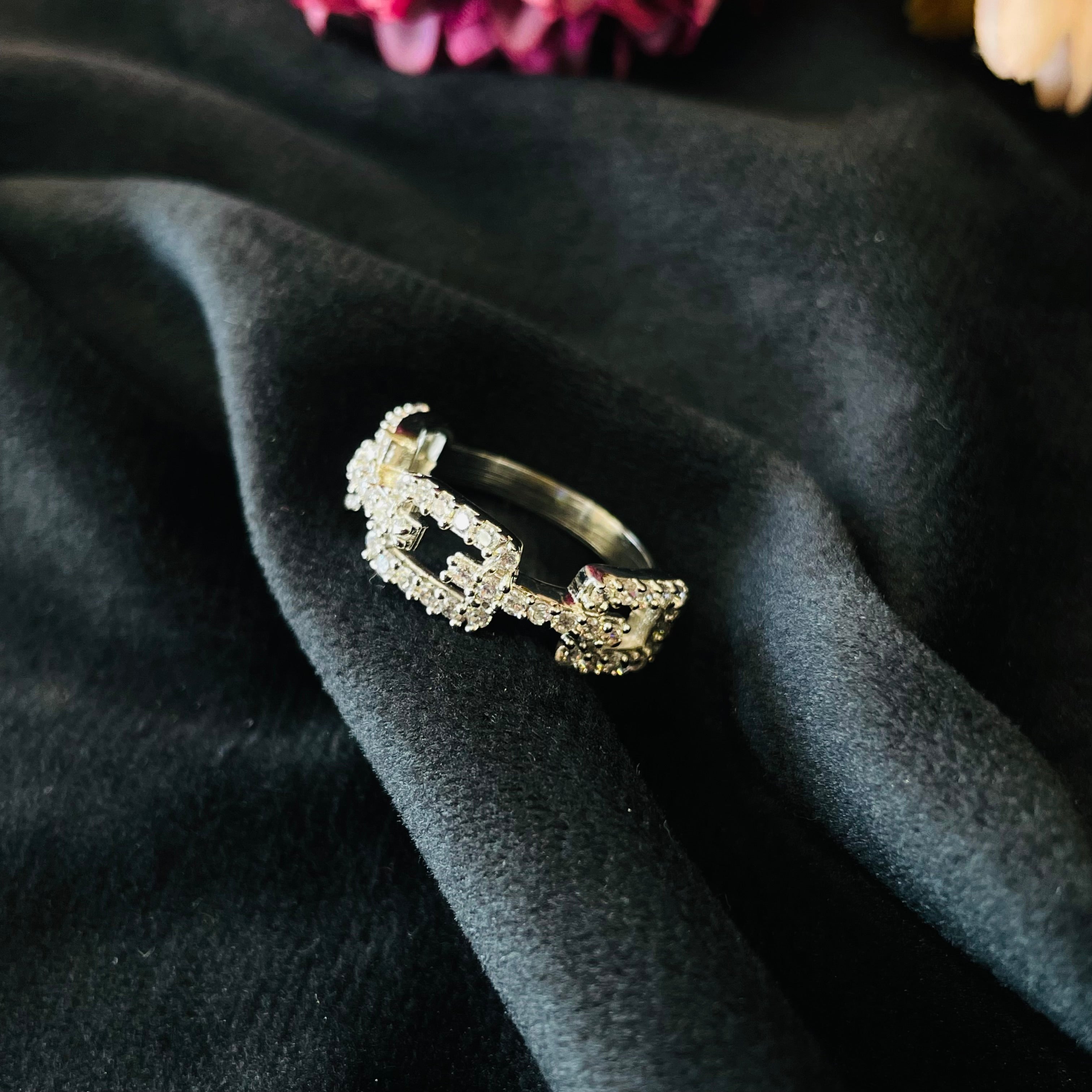 Vs sterling silver cocktail ring 214 3G