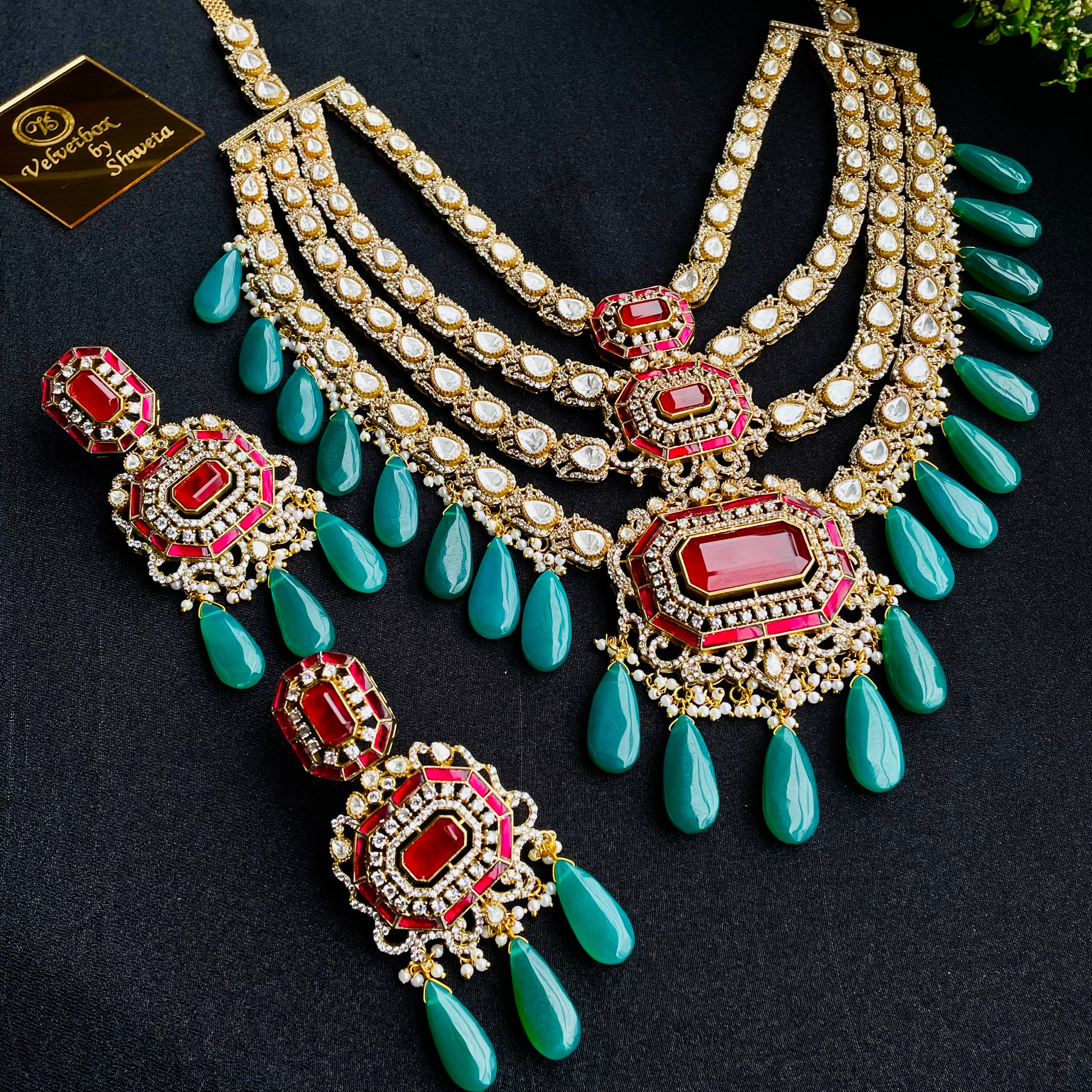 Nayaab Sneha Polki Neckpiece