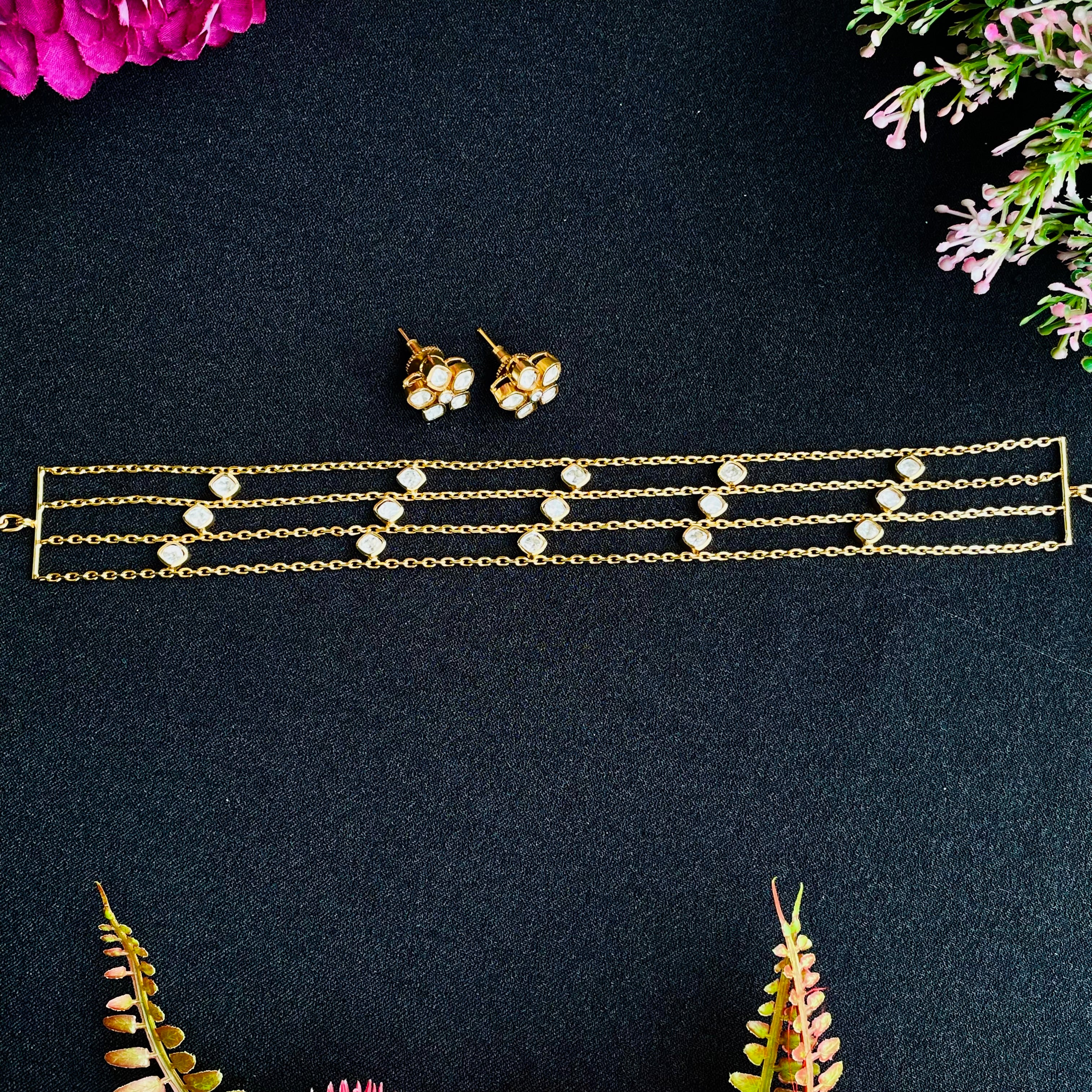 Nayaab Jivika Polki Choker