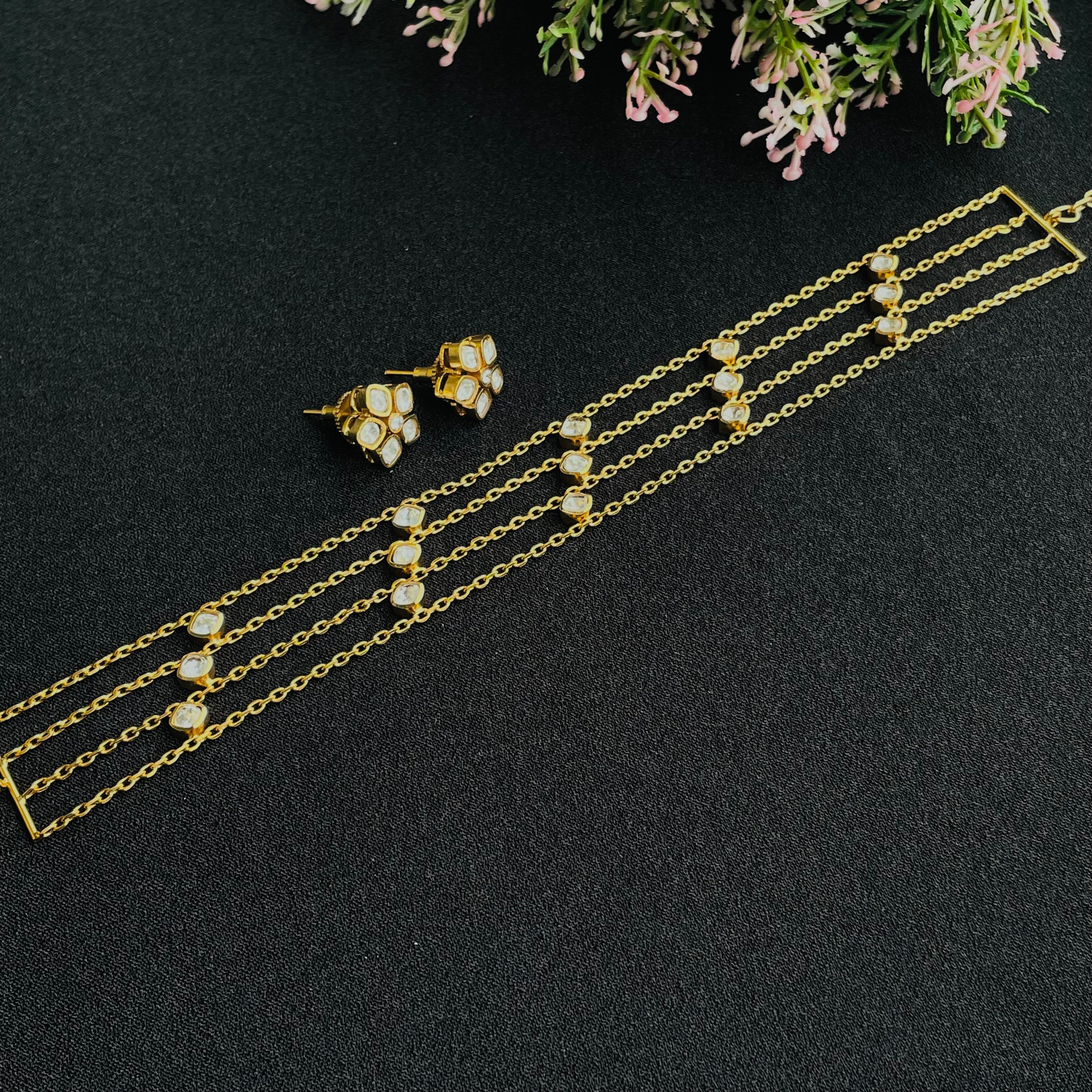 Nayaab Jivika Polki Choker