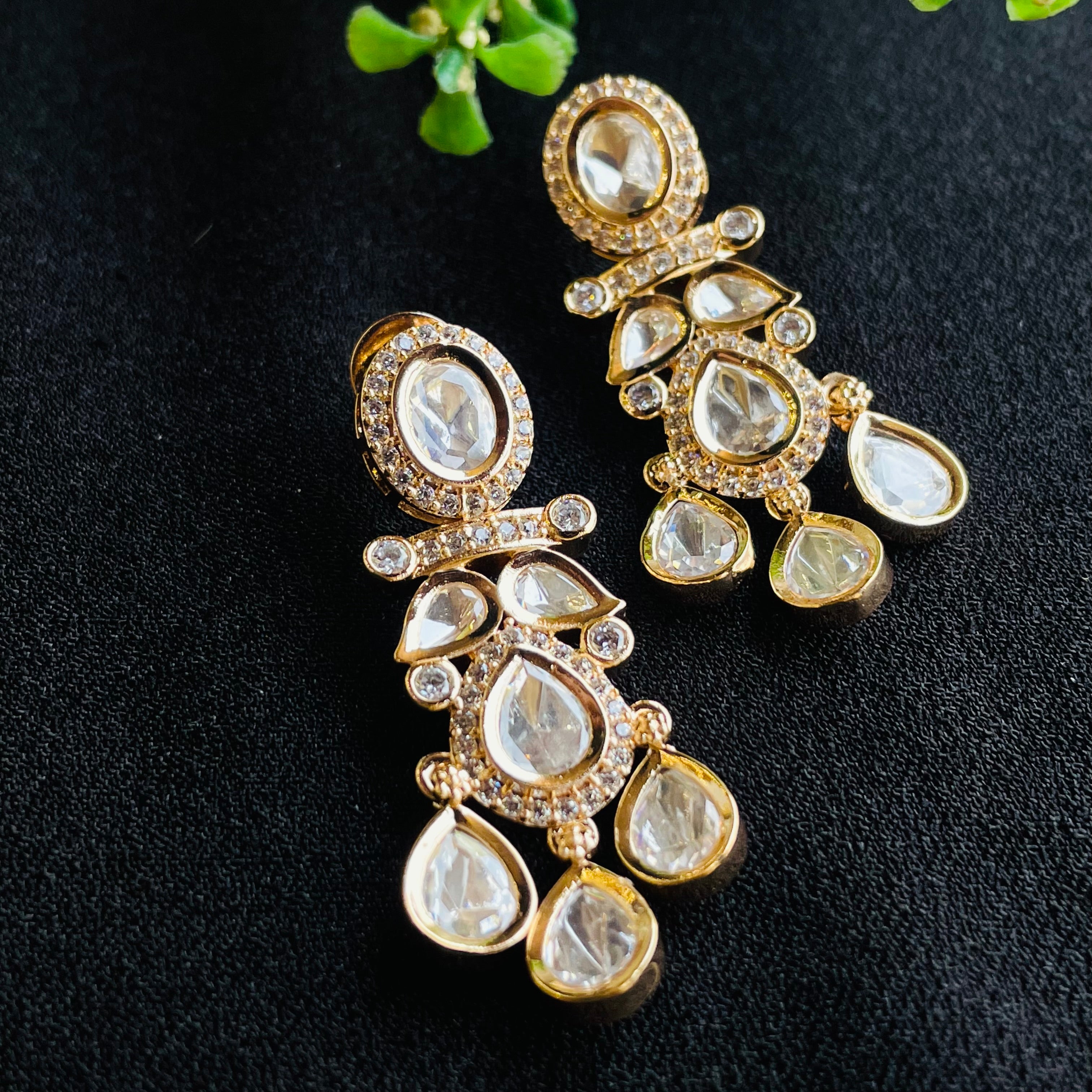 Nayaab Priya Polki Earrings