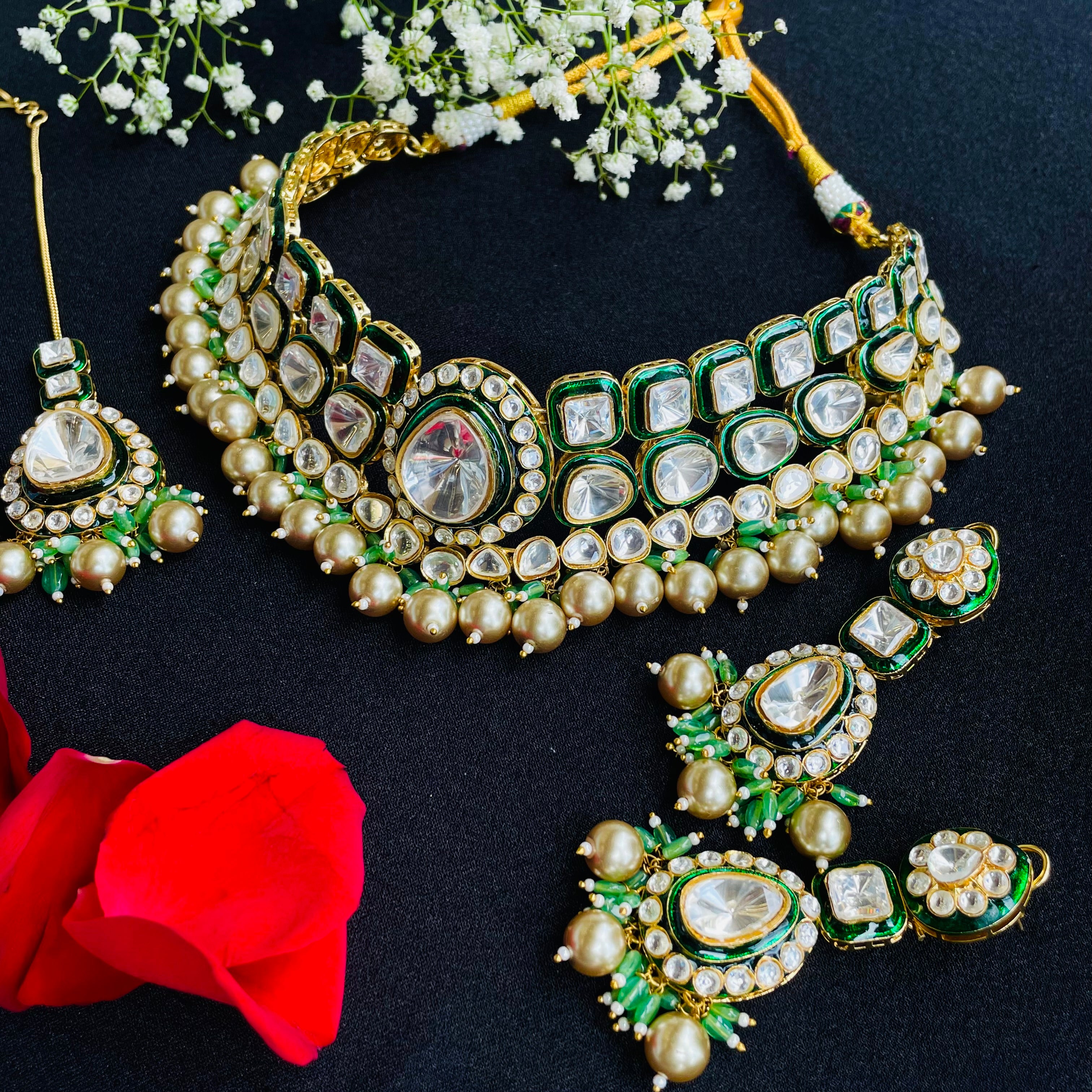 Nayaab Pihu Polki Neckpiece