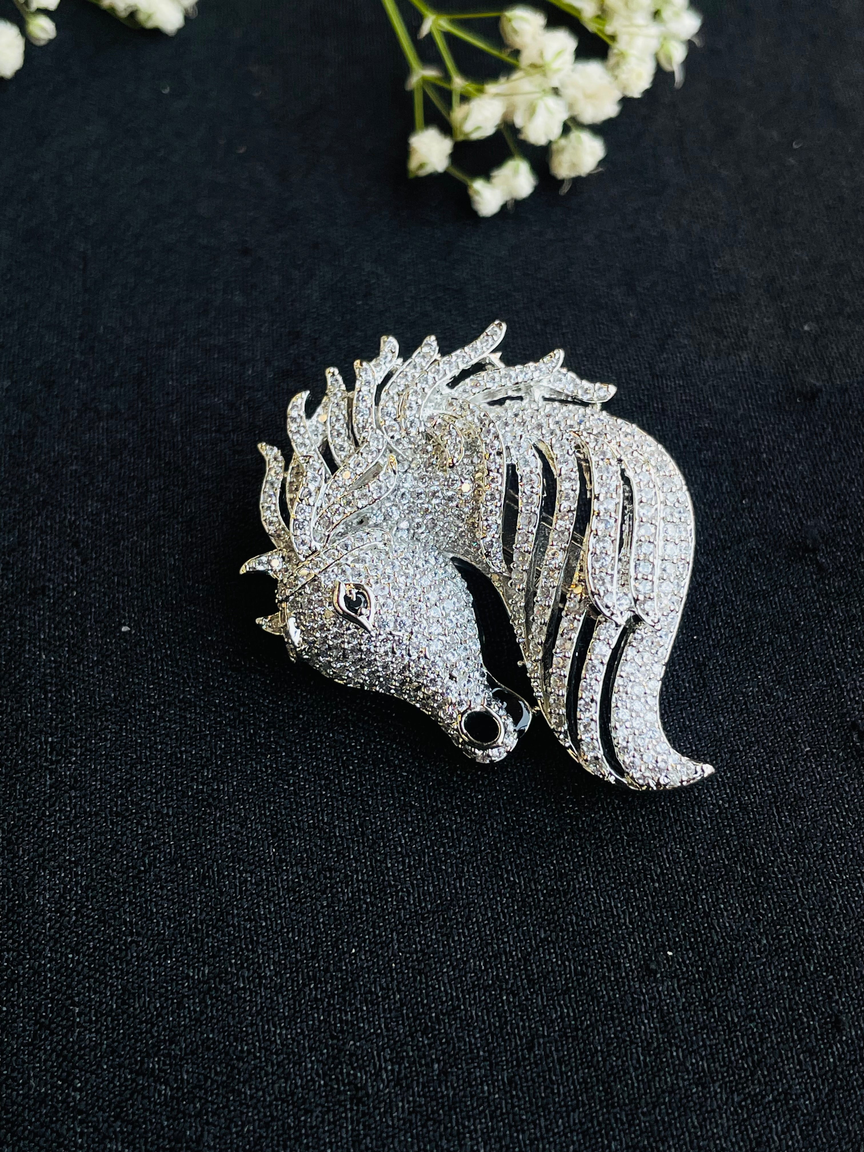 Ad Calico  brooch