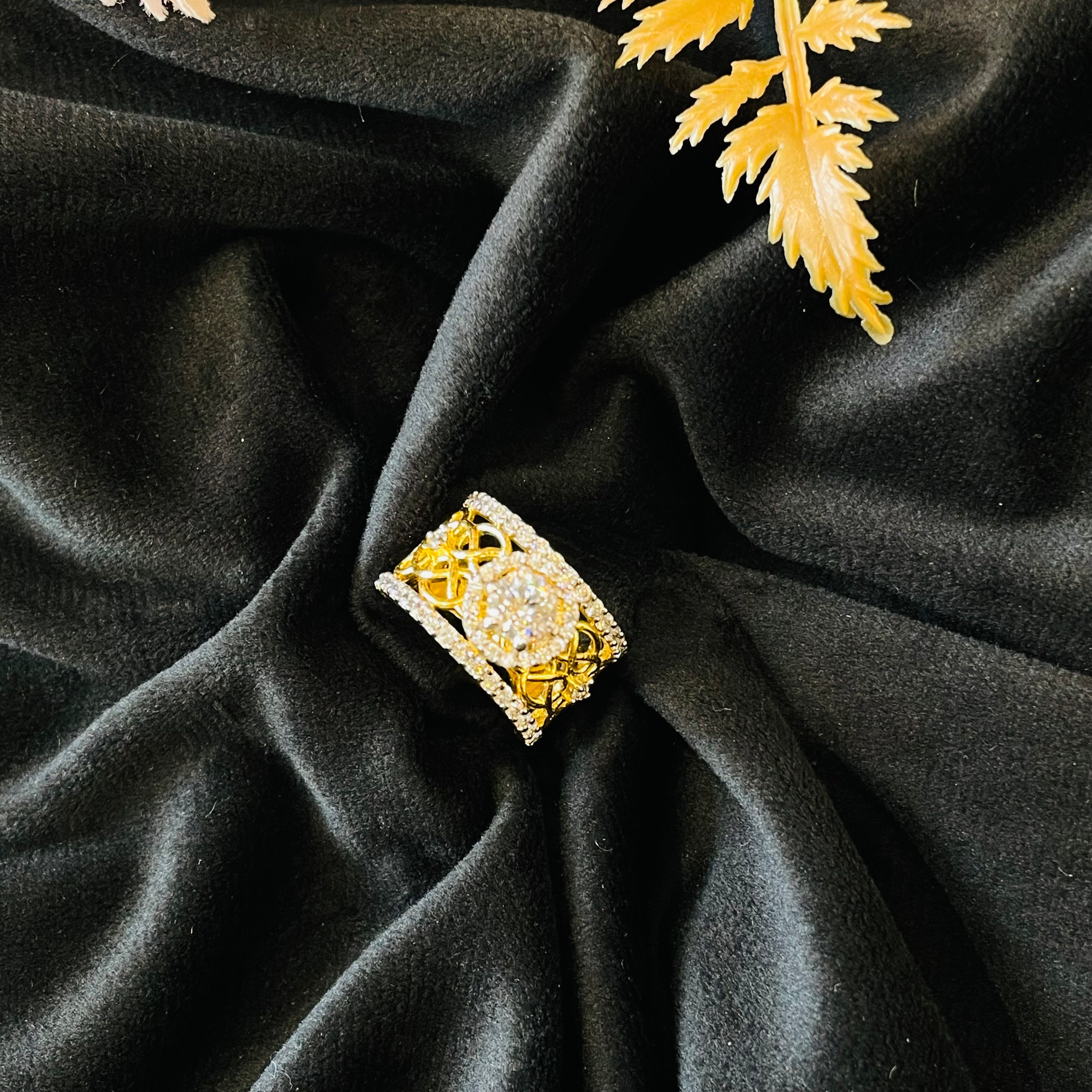 Vs Sterling Silver Cocktail Ring 224 9g