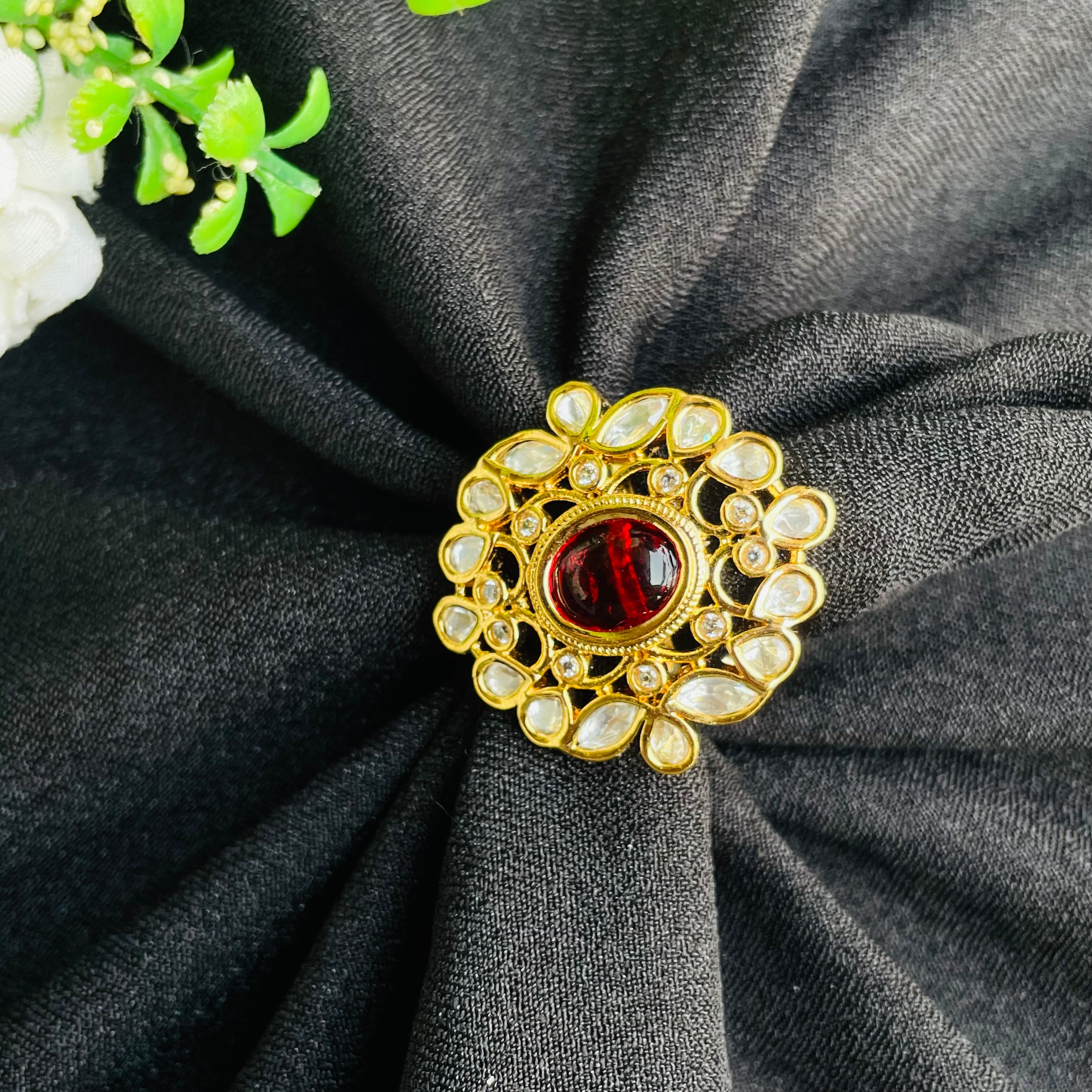 Nayaab Ira Polki Ring