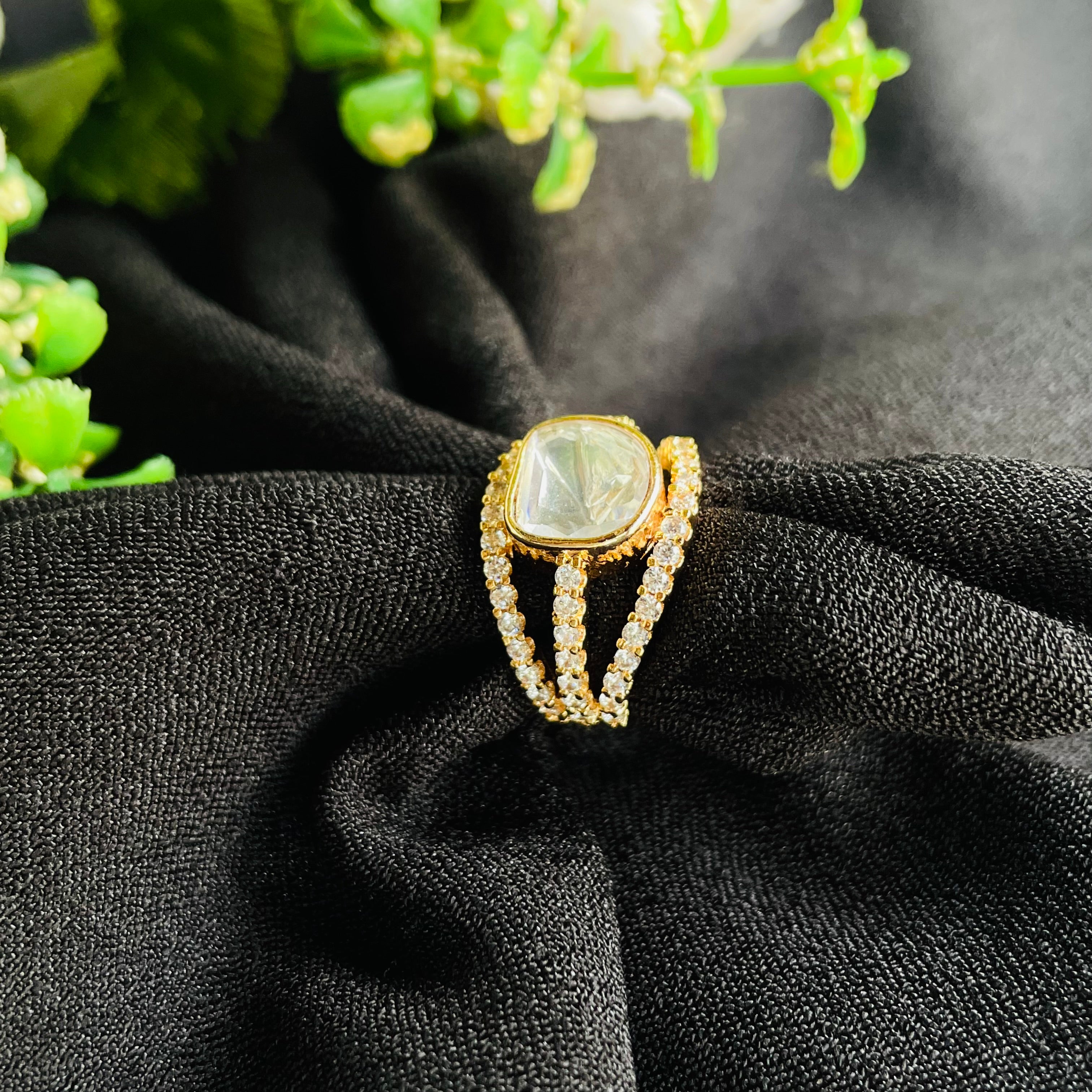 Nayaab Riya Polki Ring