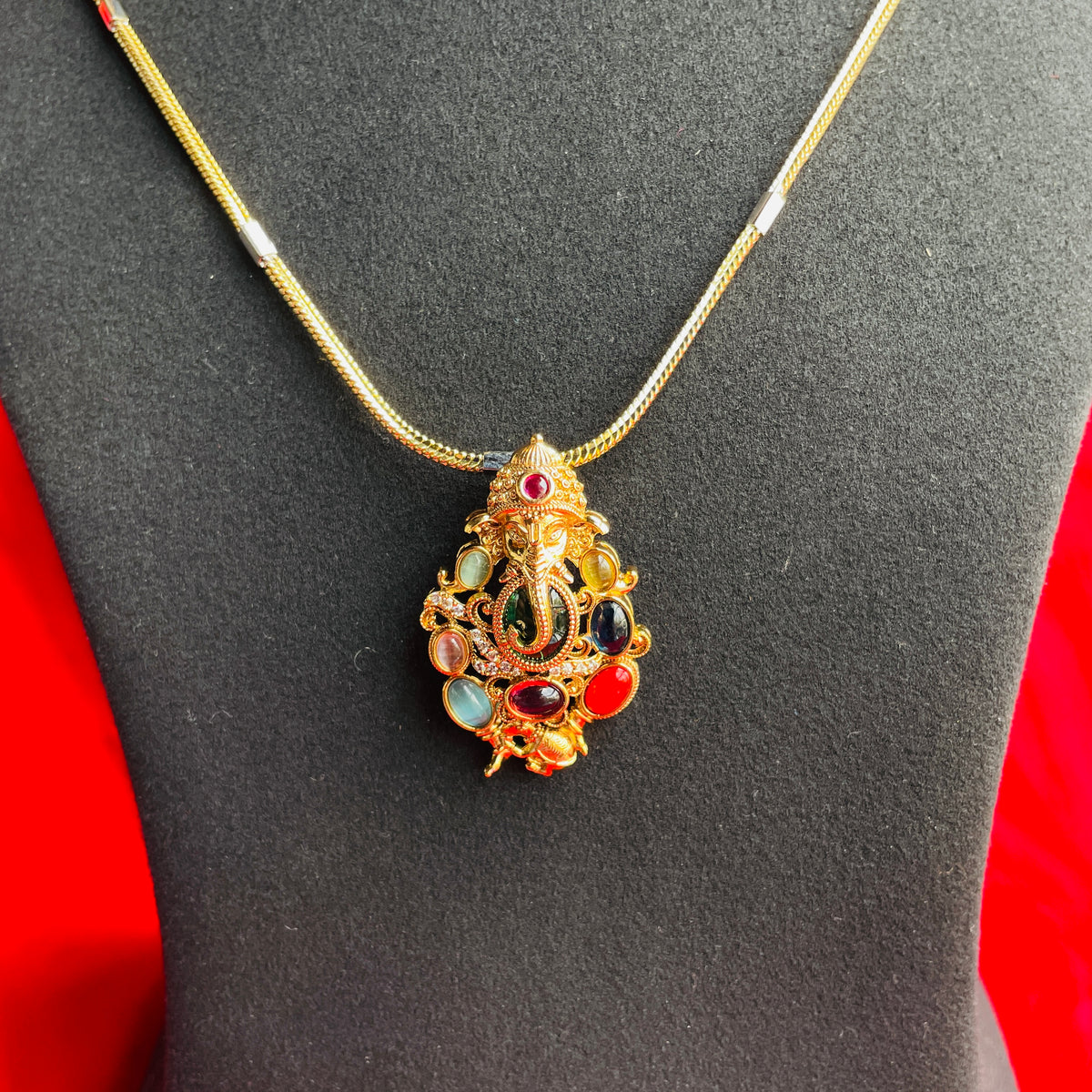Vighnaharta Rangoli Pendant