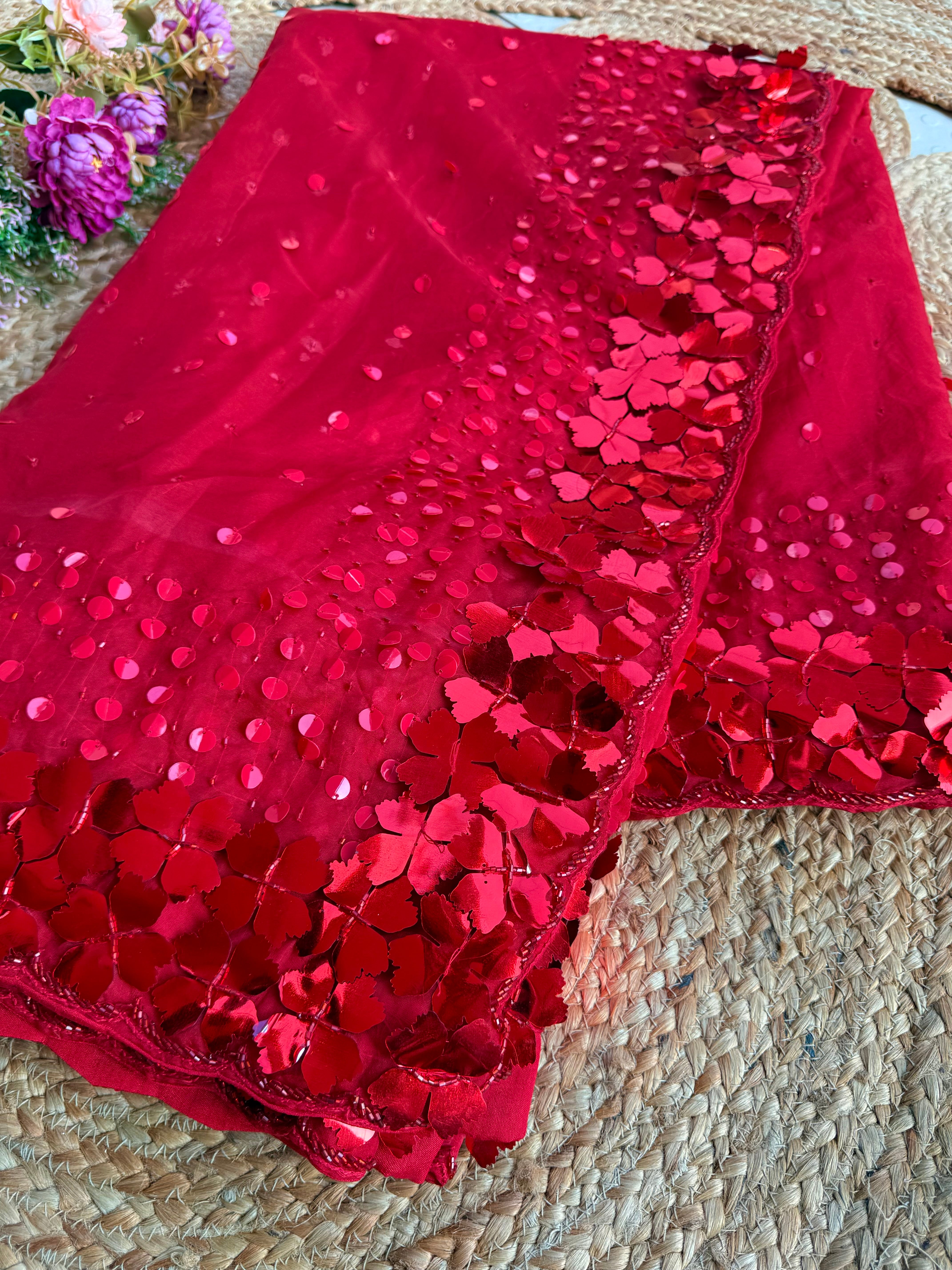 Heer Saree - Red