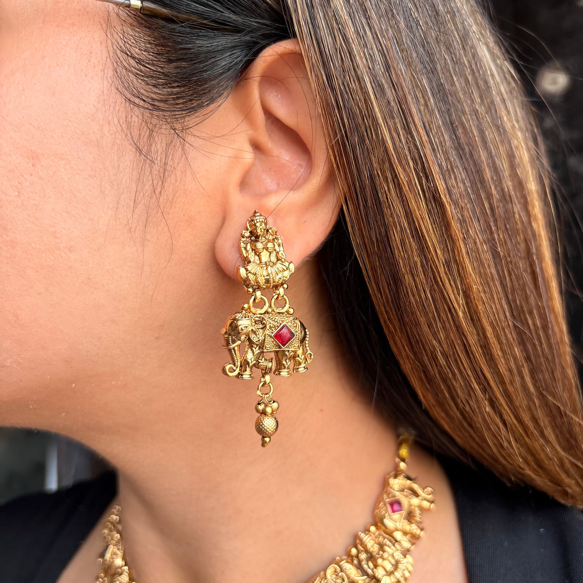 Gajlakshmi Neckpiece