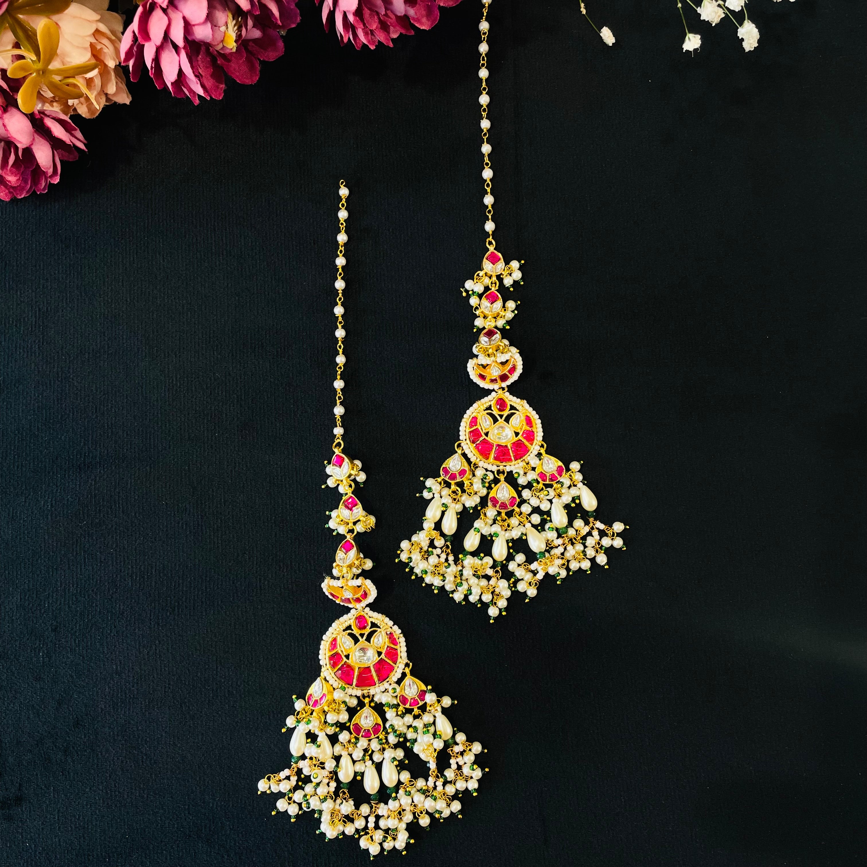 Nayaab ruhani Pearl Earrings