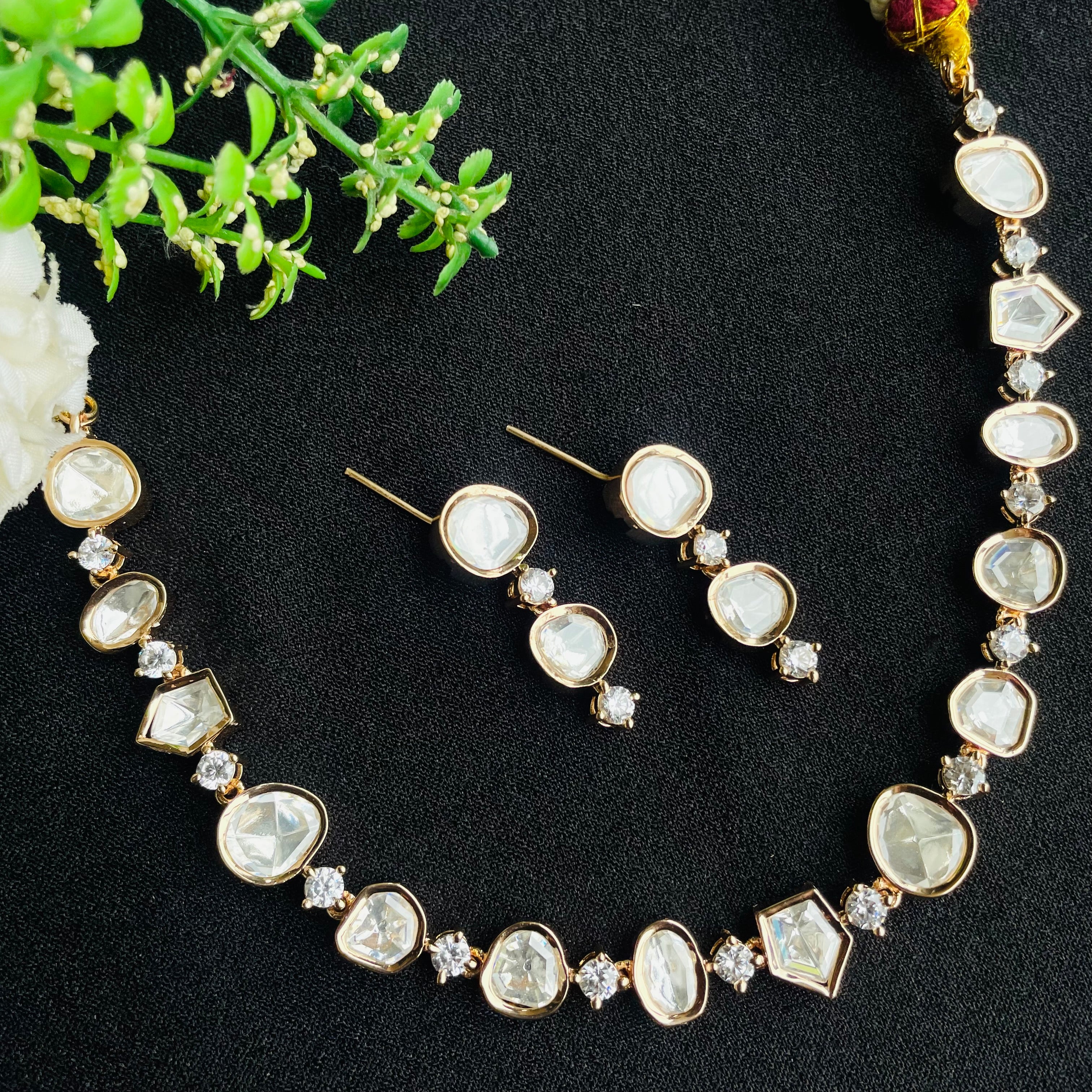 Nayaab Anamika Polki Neckpiece