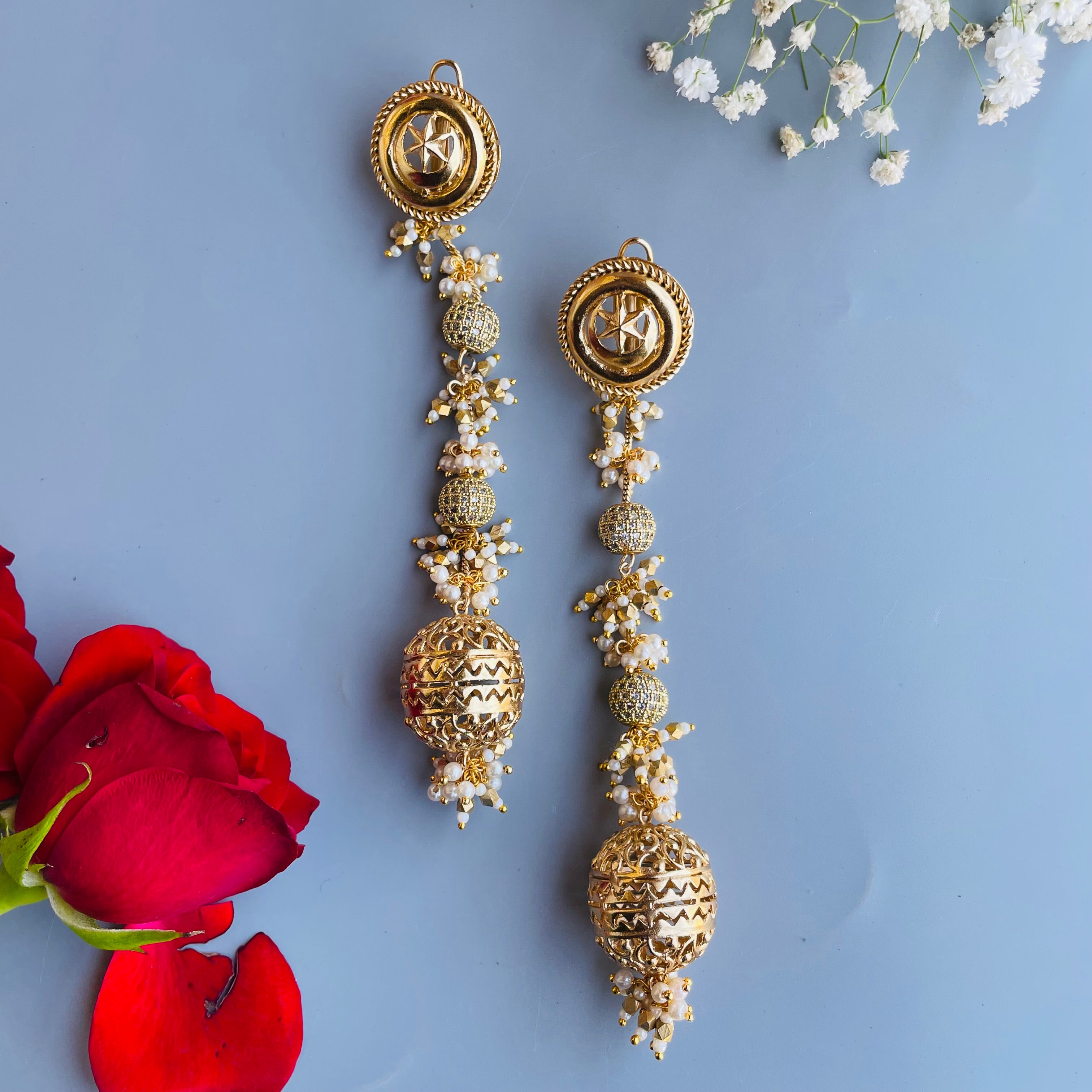 Nayaab Sahiba long Earring