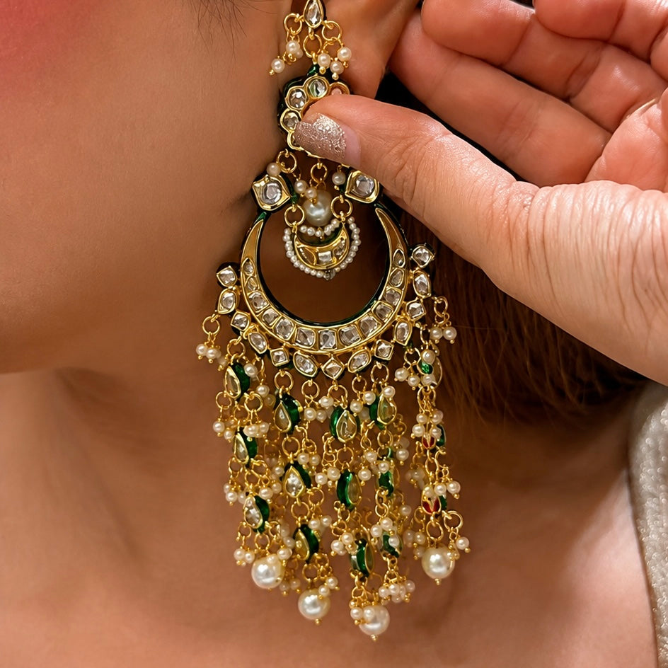 Nayaab Shreya Chandbali Earrings