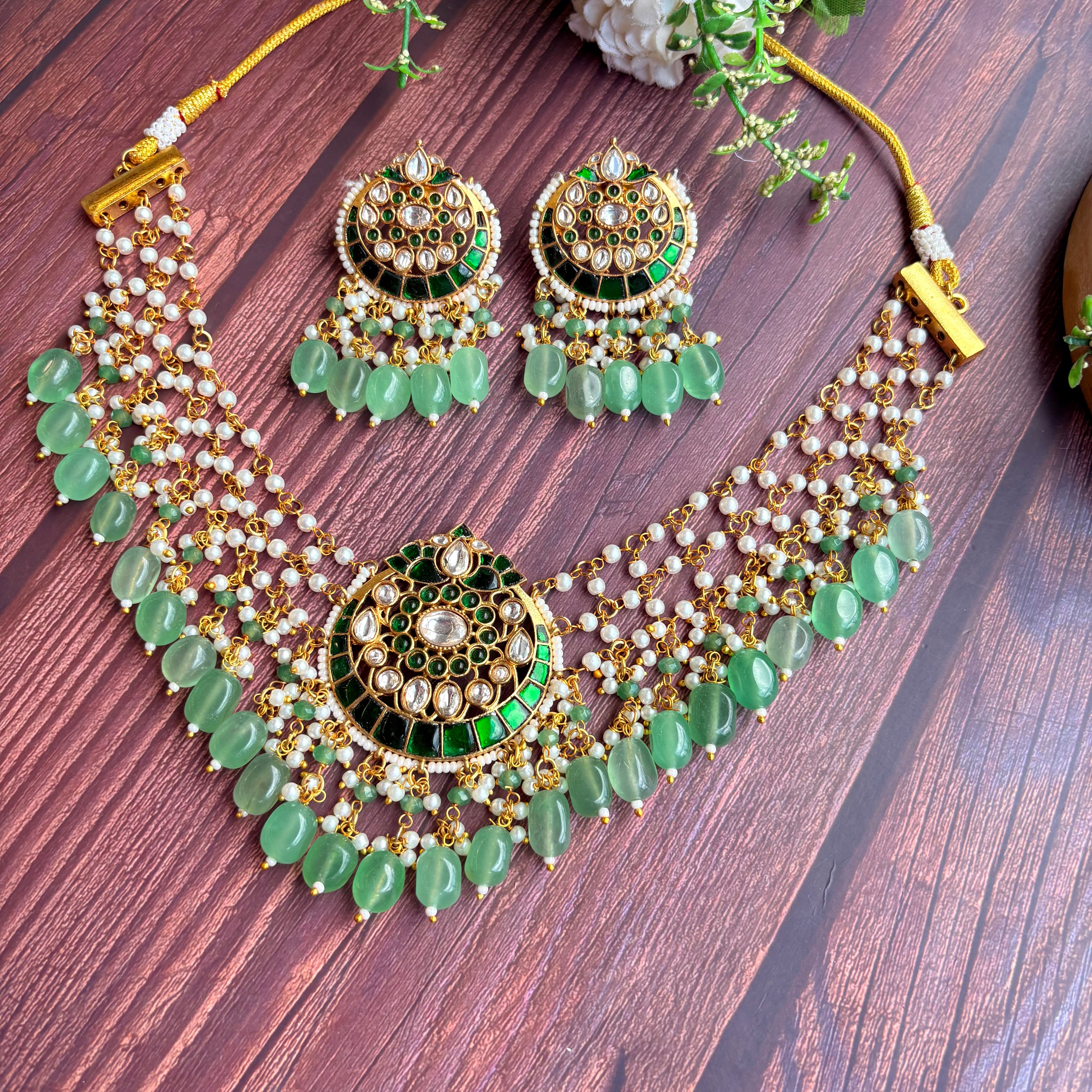 Nayaab Meher Polki neckpiece