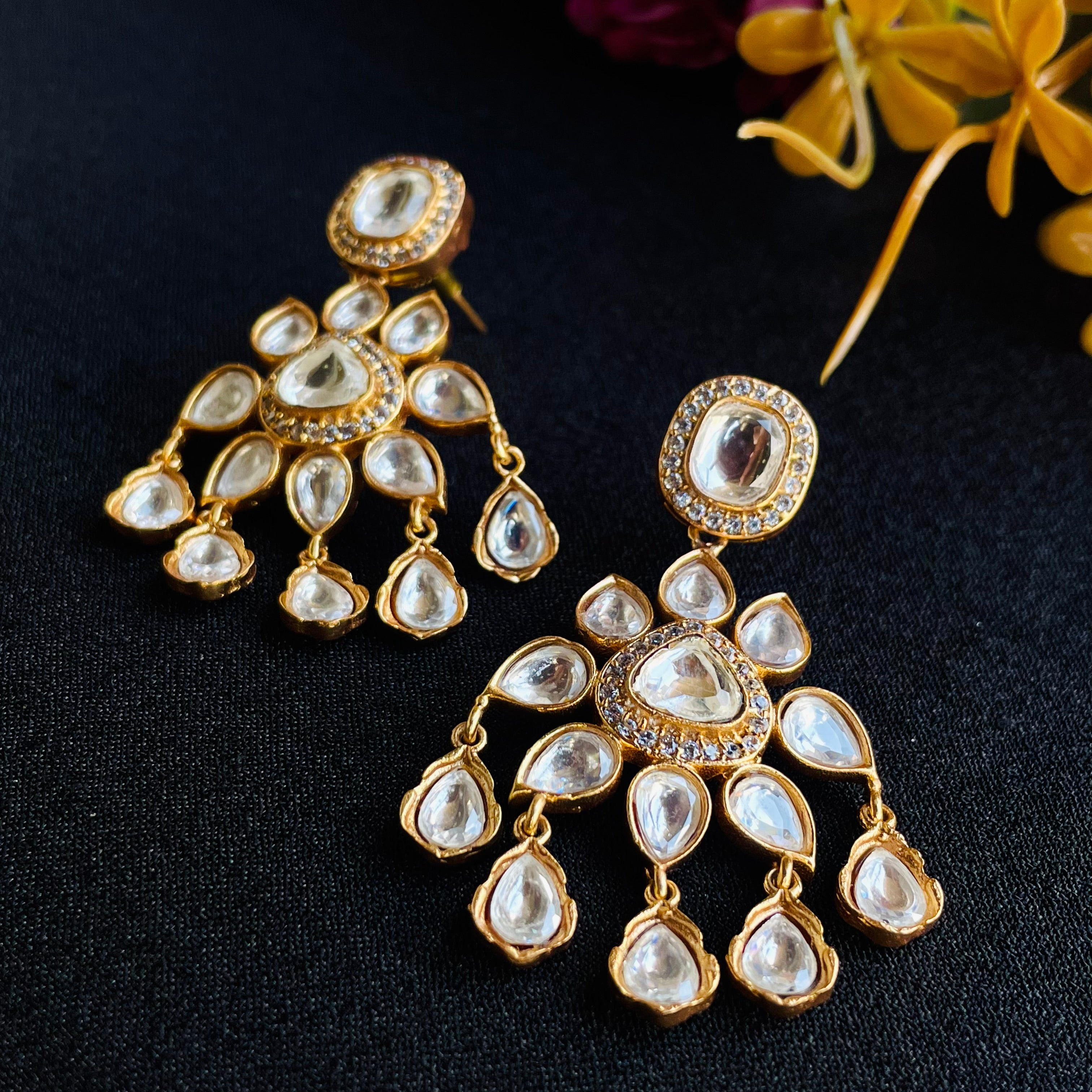 Nayaab Manya Polki Earrings