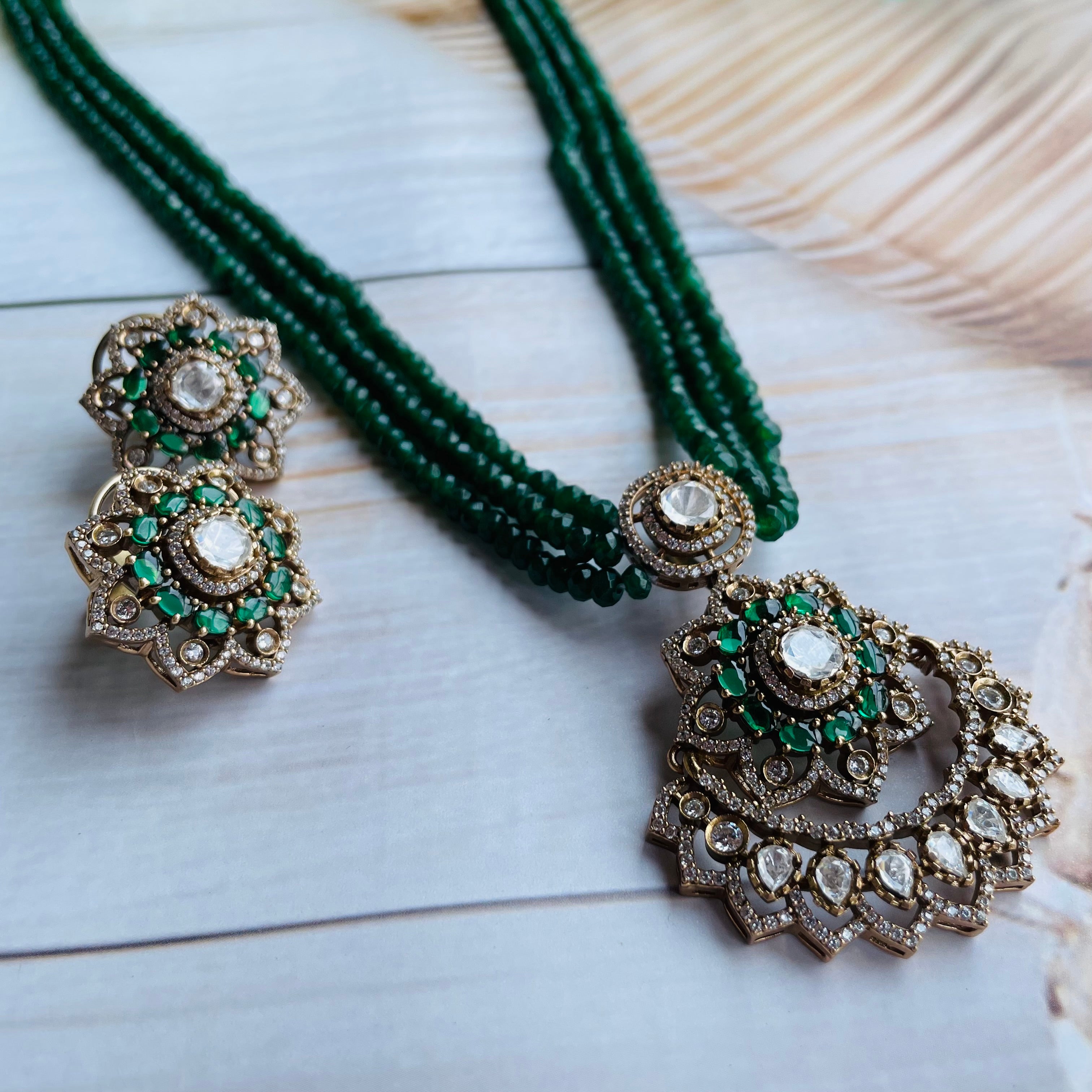 Nayaab Rubi Long Neckpiece
