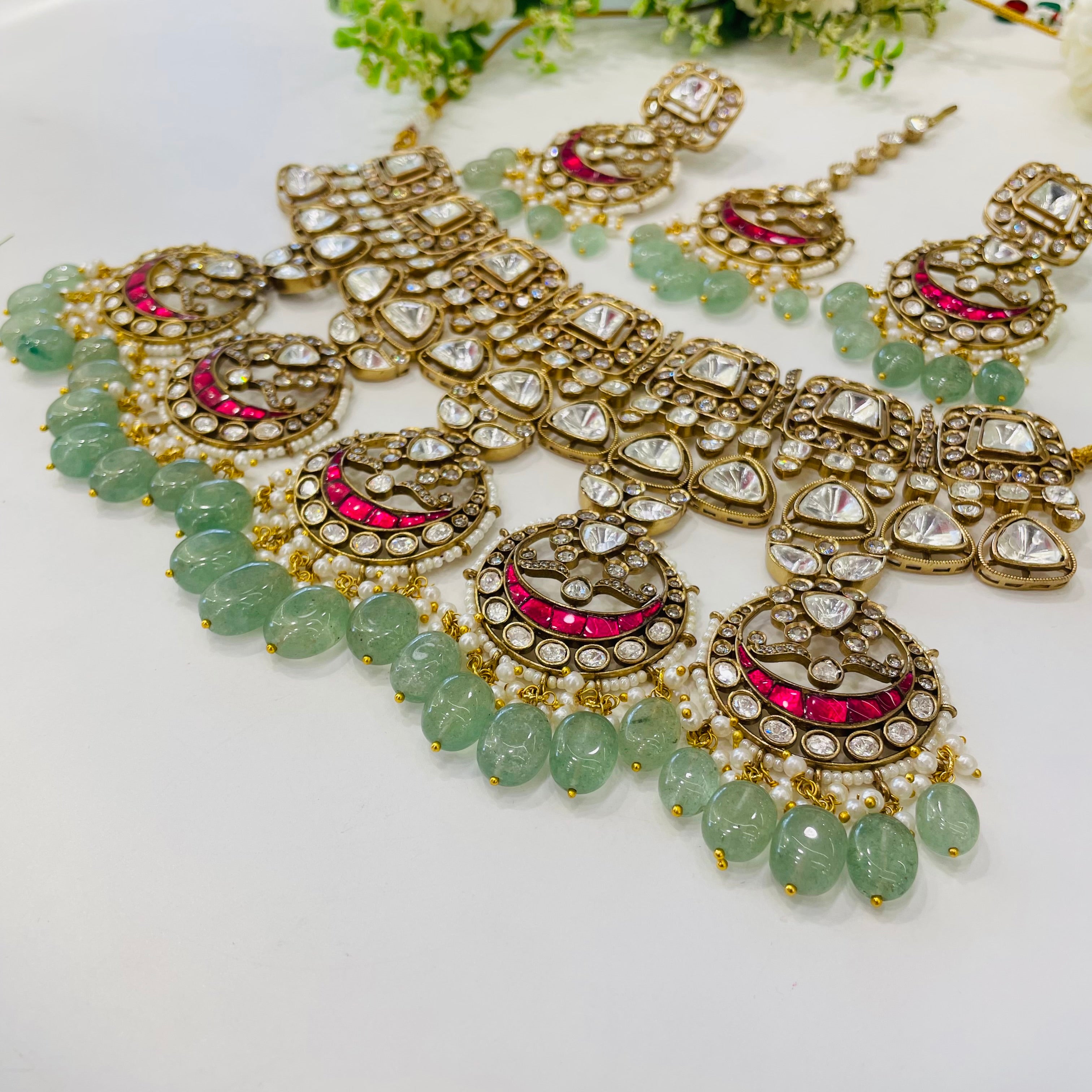 Nayaab Aaradhya Polki Neckpiece