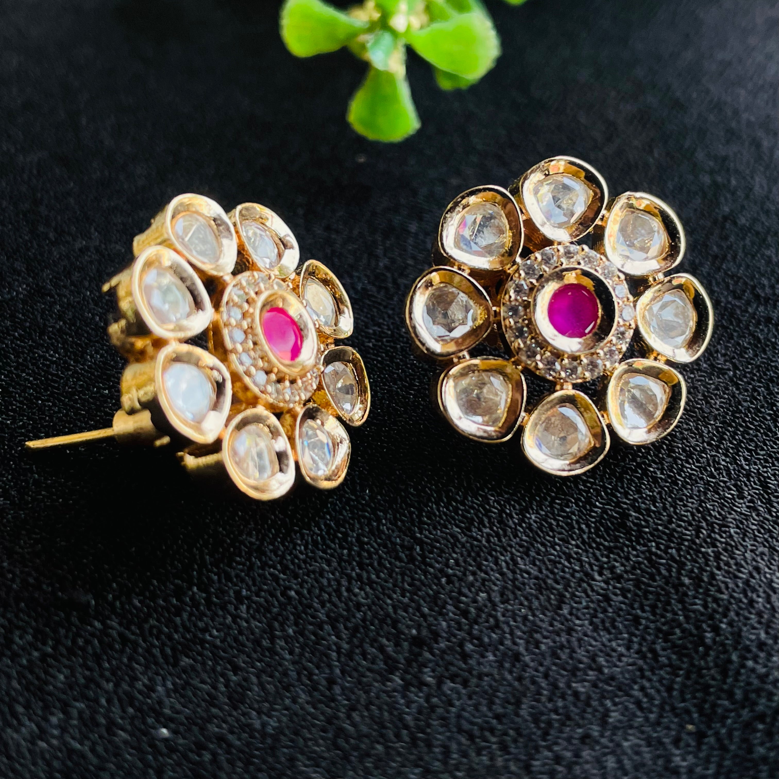 Nayaab Meher Polki Studs