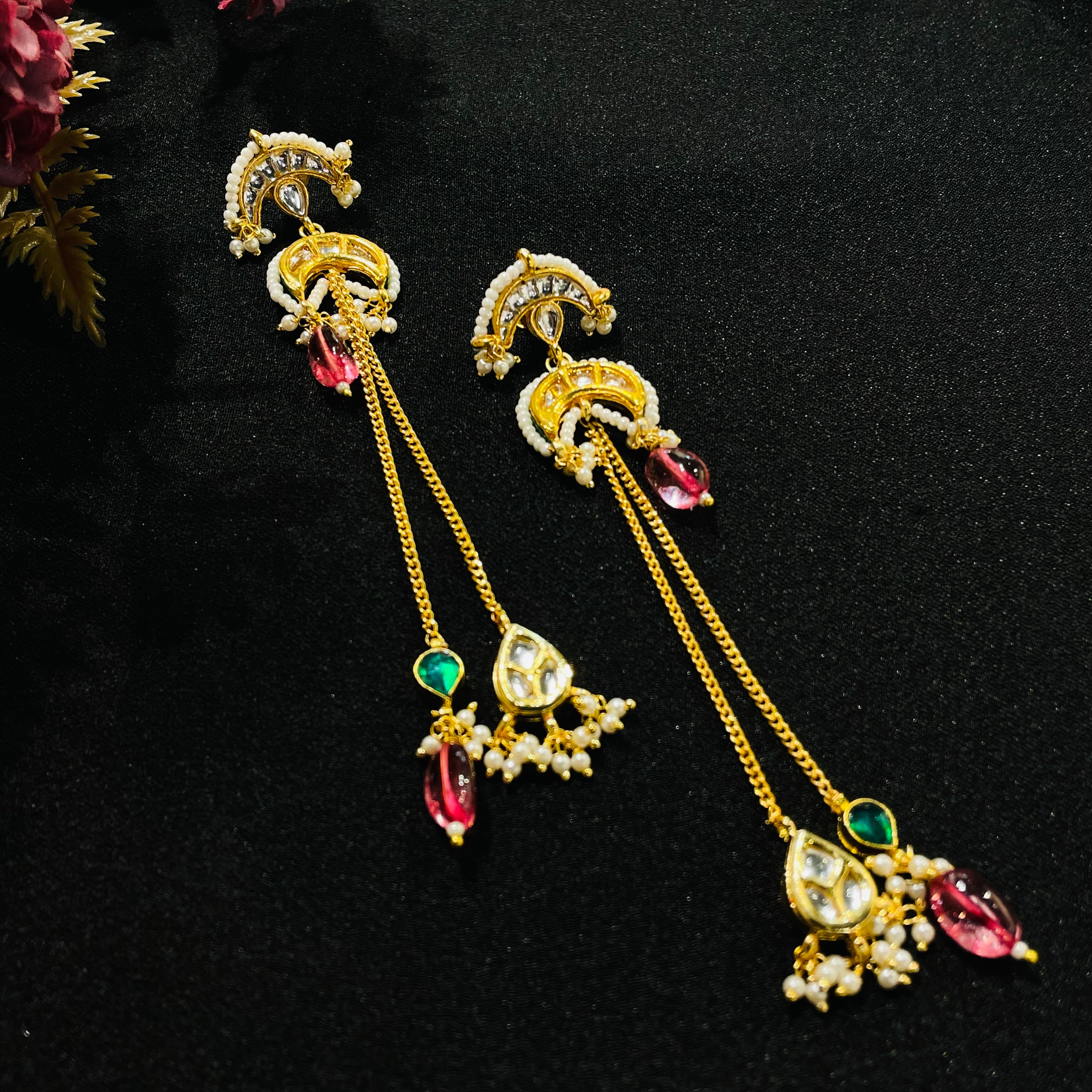 Nayaab Alisha Polki Earrings