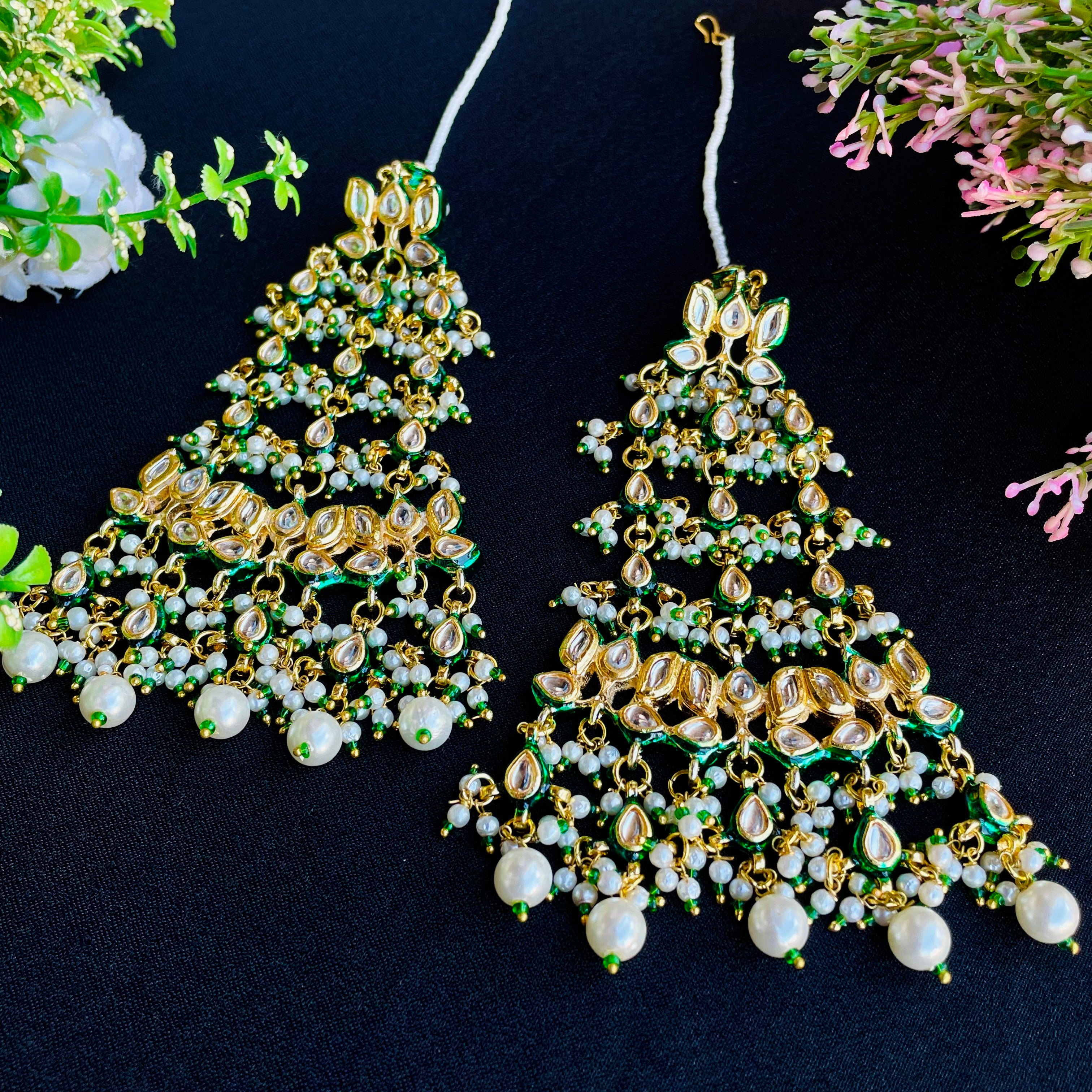 Nayaab Lotus Earrings