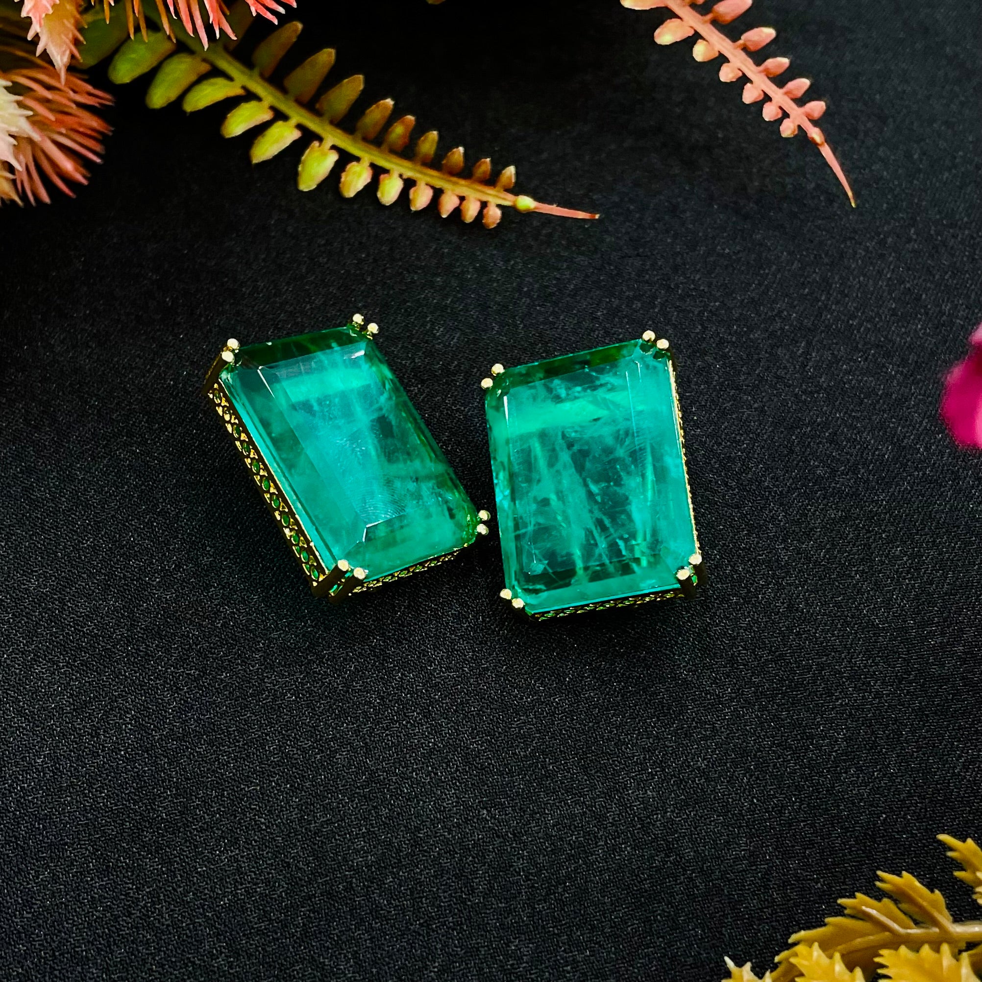 Nayaab Doublet Stone Studs