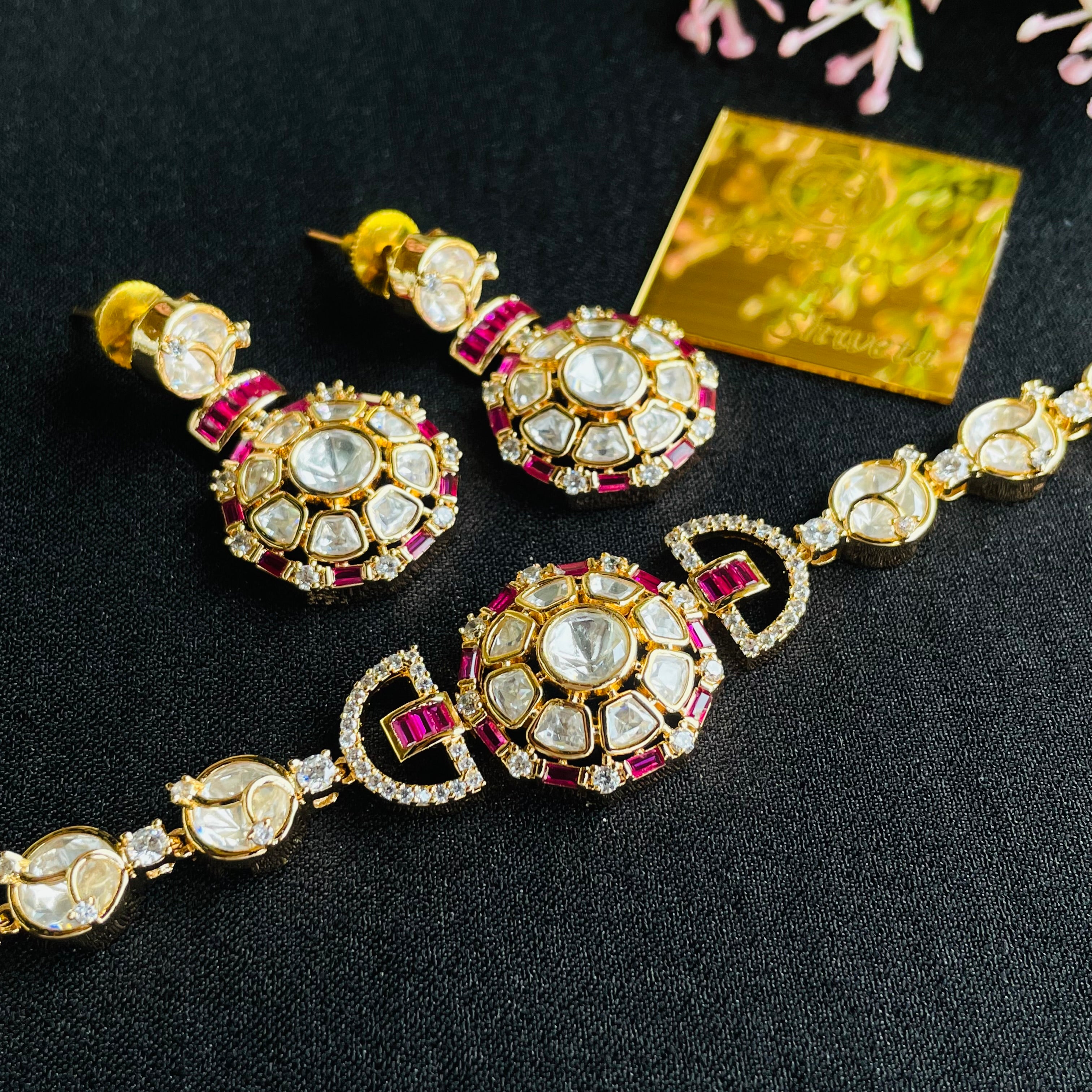 Nayaab Saanvi Polki Choker