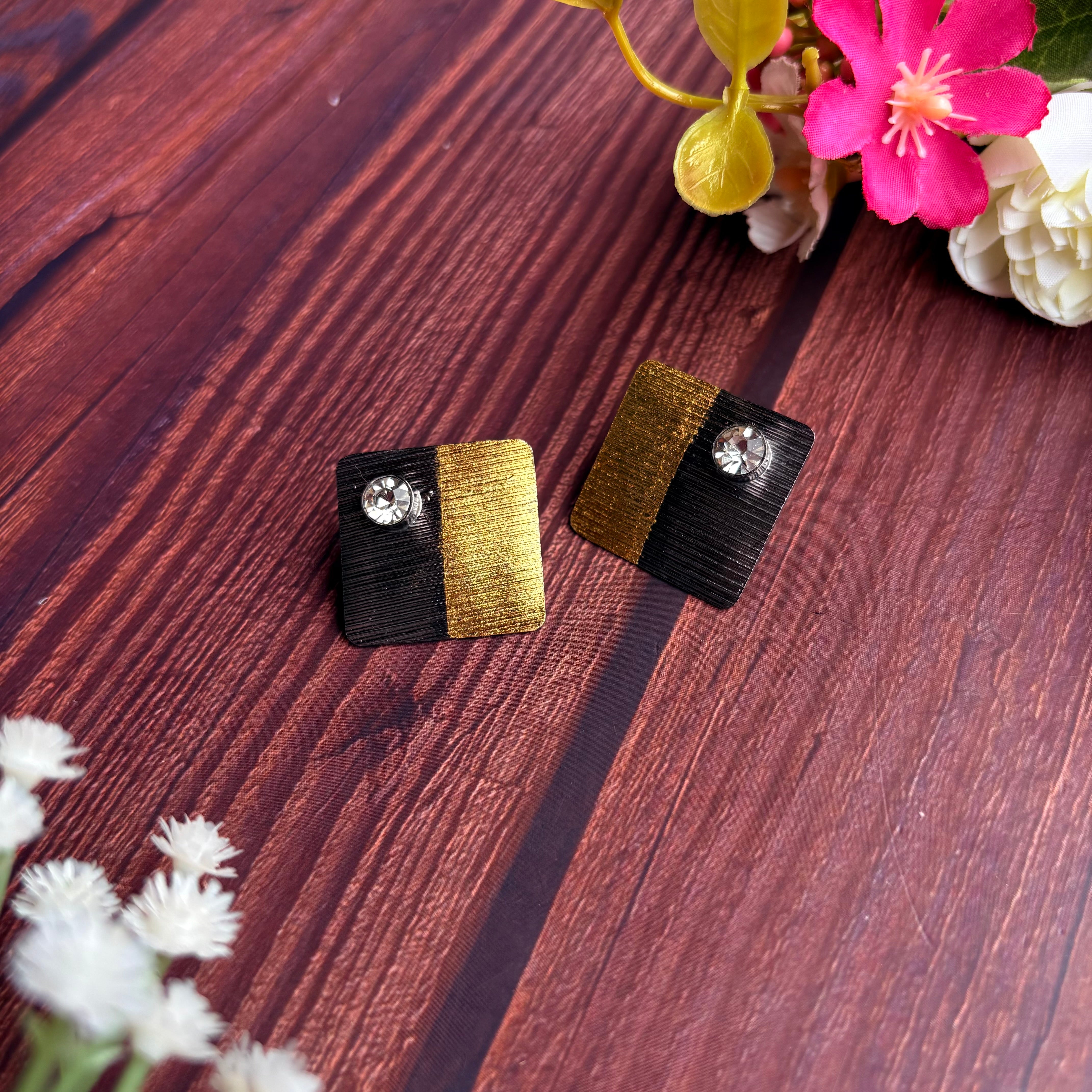 Contrast Duo Earrings