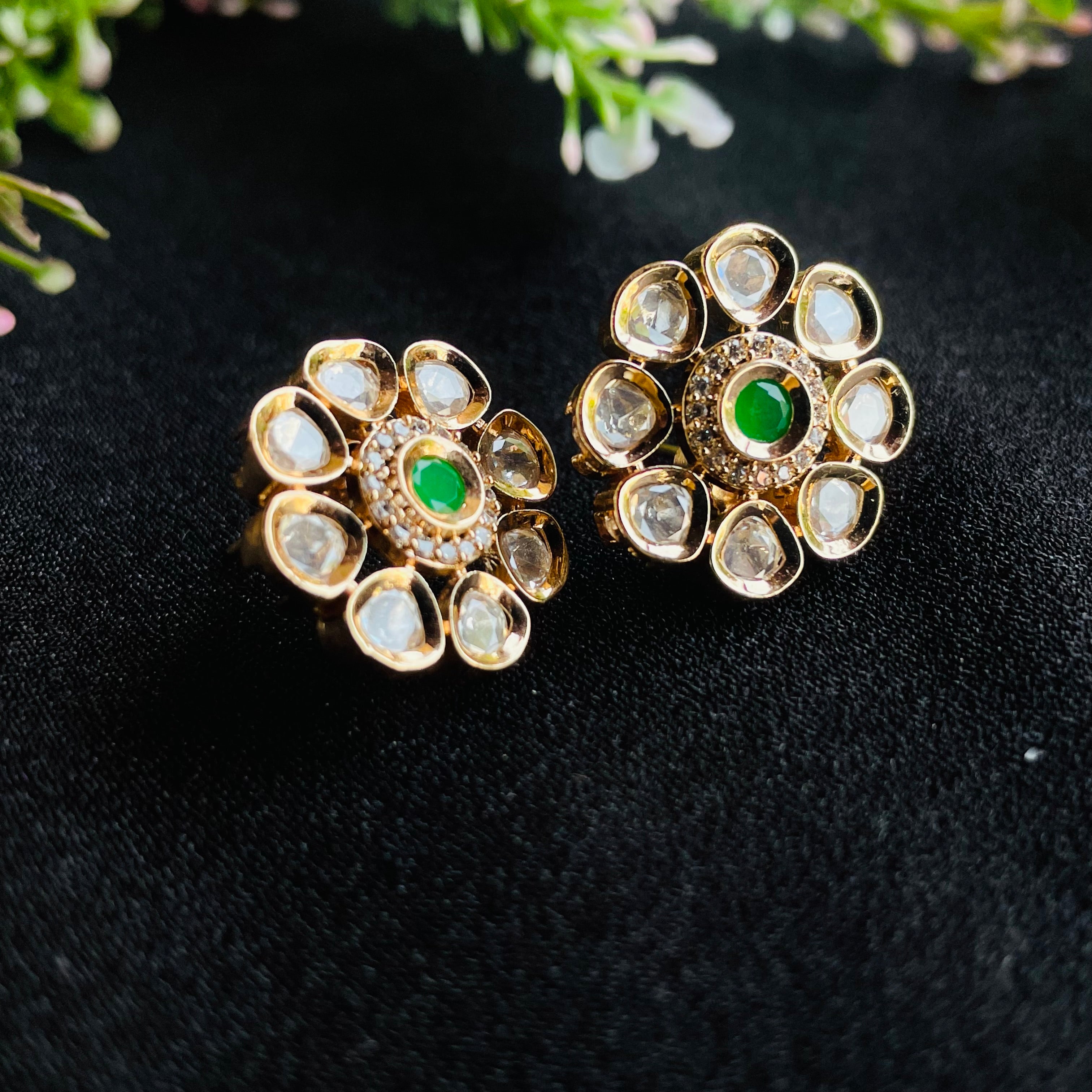 Nayaab Meher Polki Studs