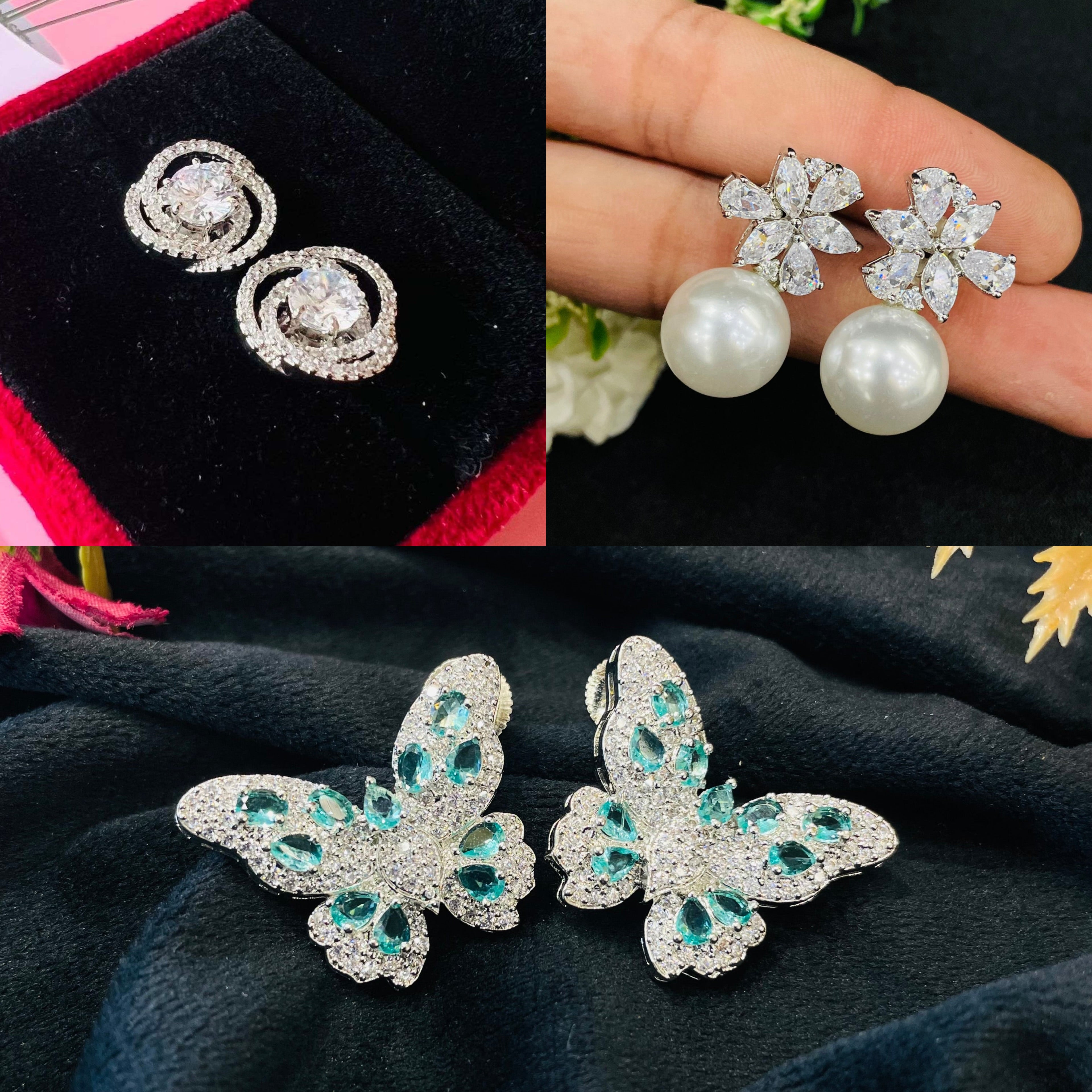 Ad butterfly With Ad studs Combo