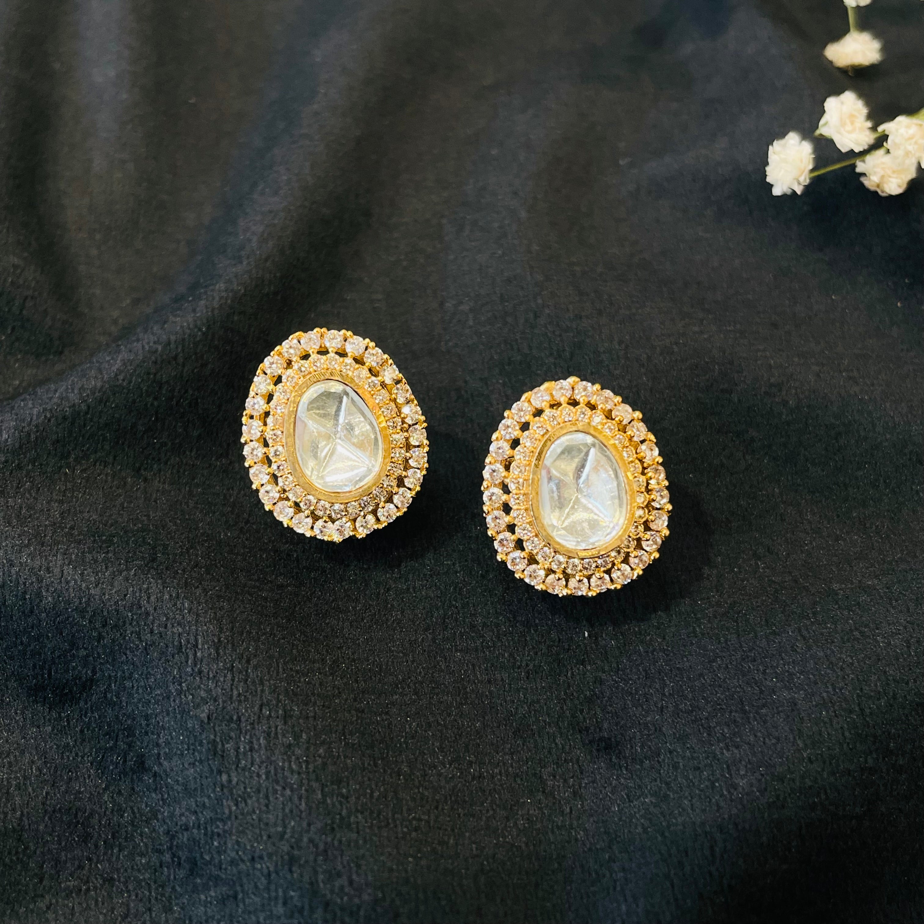 Nayaab Subiya Polki Studs