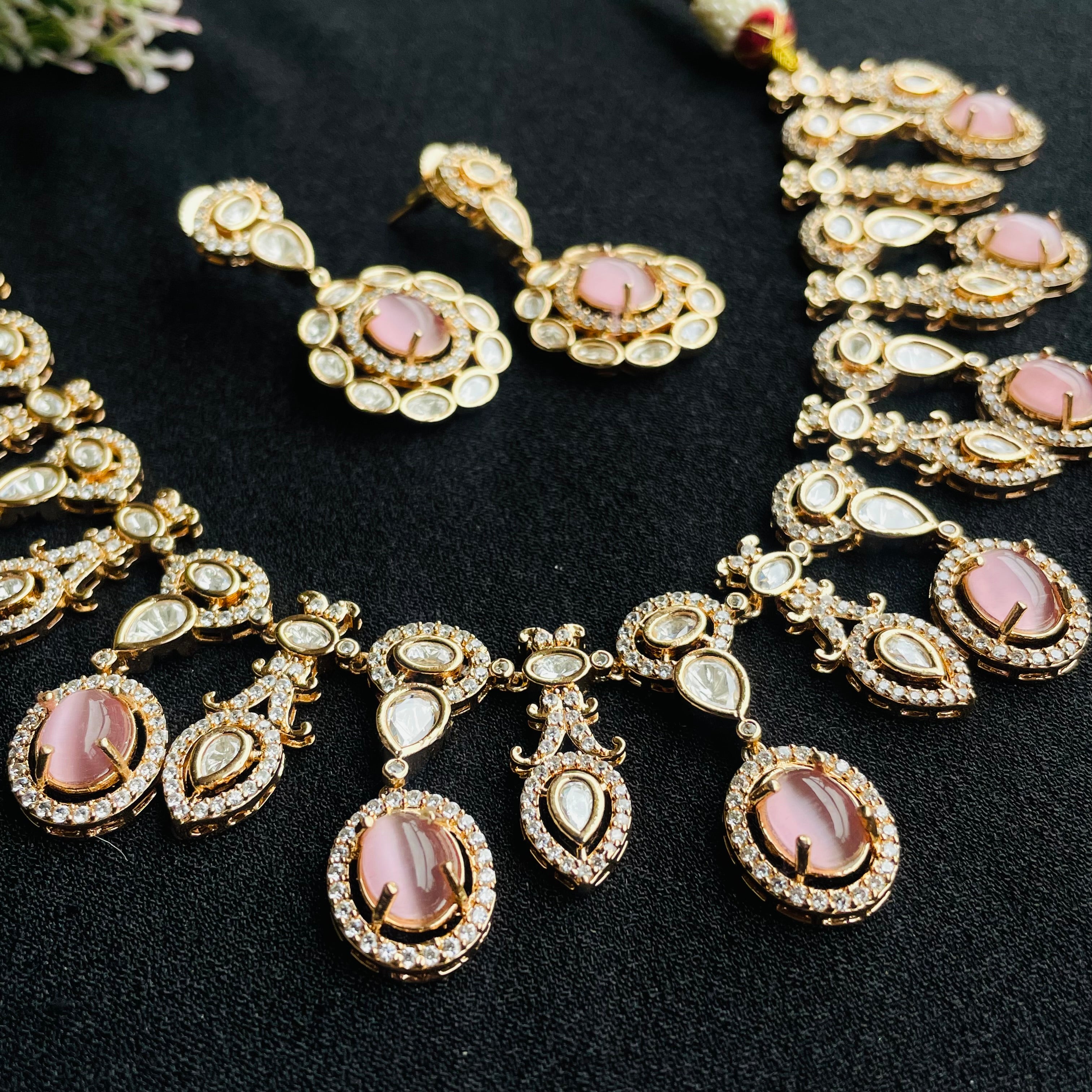 Nayaab Kareena Polki Neckpiece