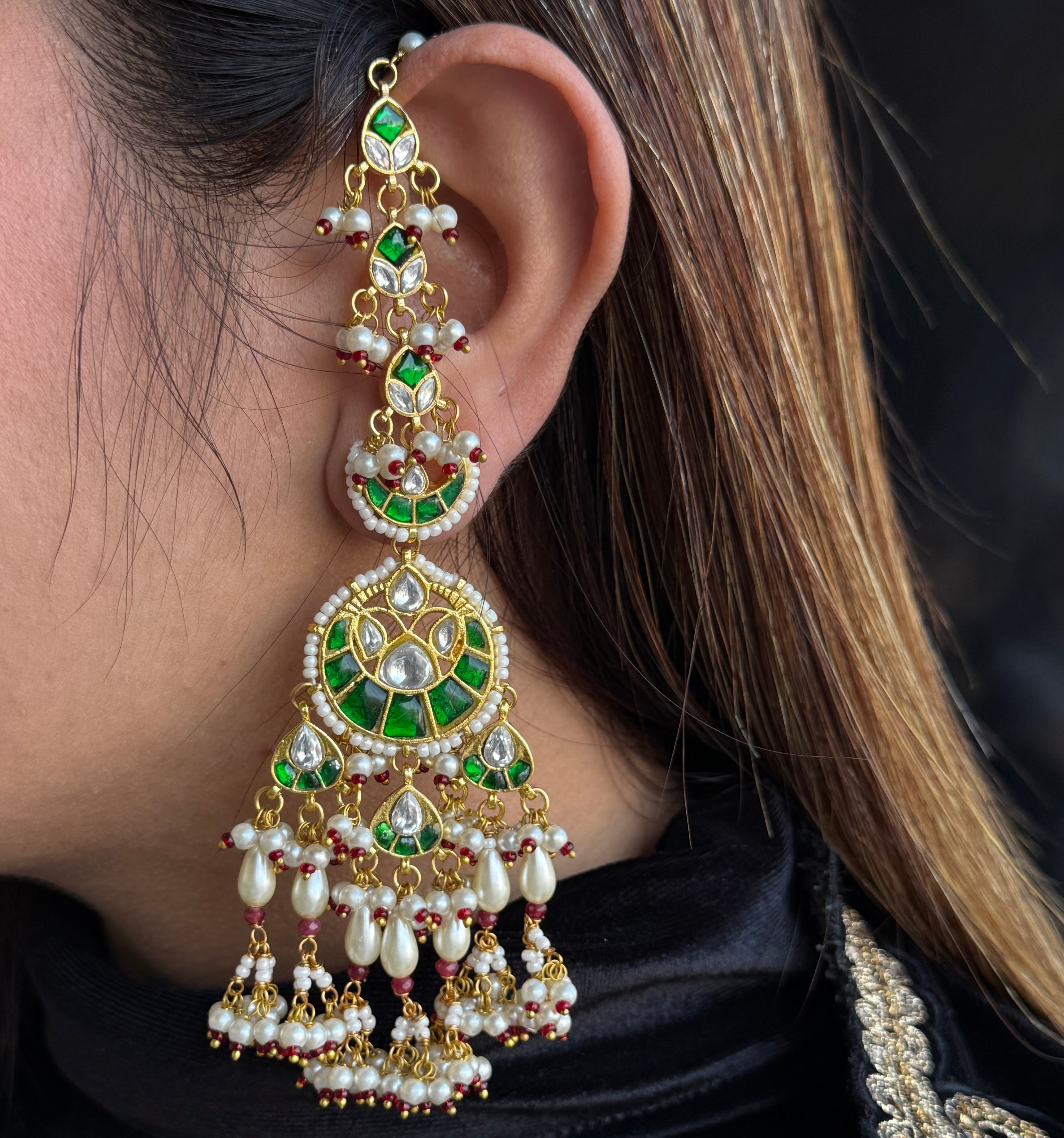 Nayaab ruhani Pearl Earrings