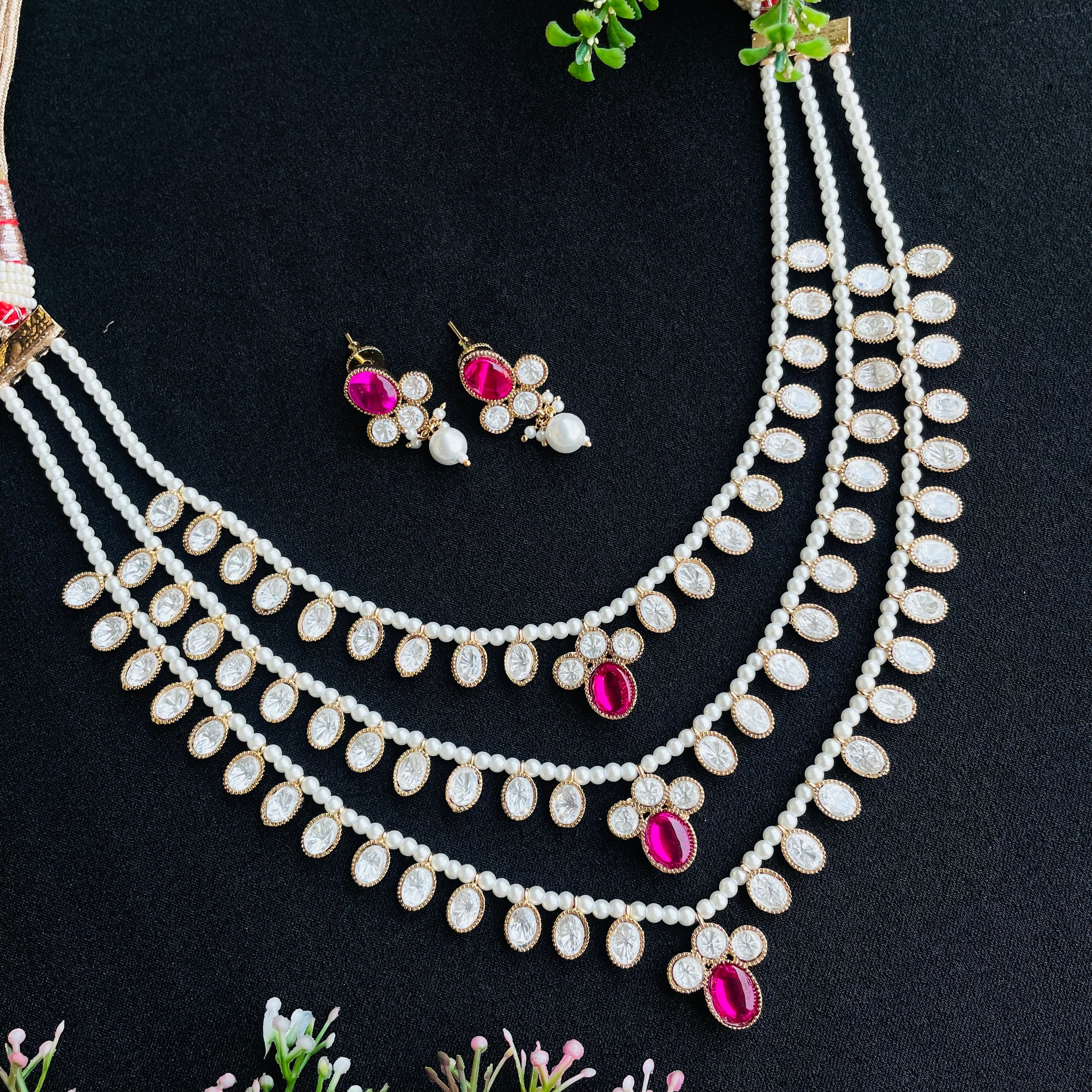 Nayaab devanshi polki neckpiece