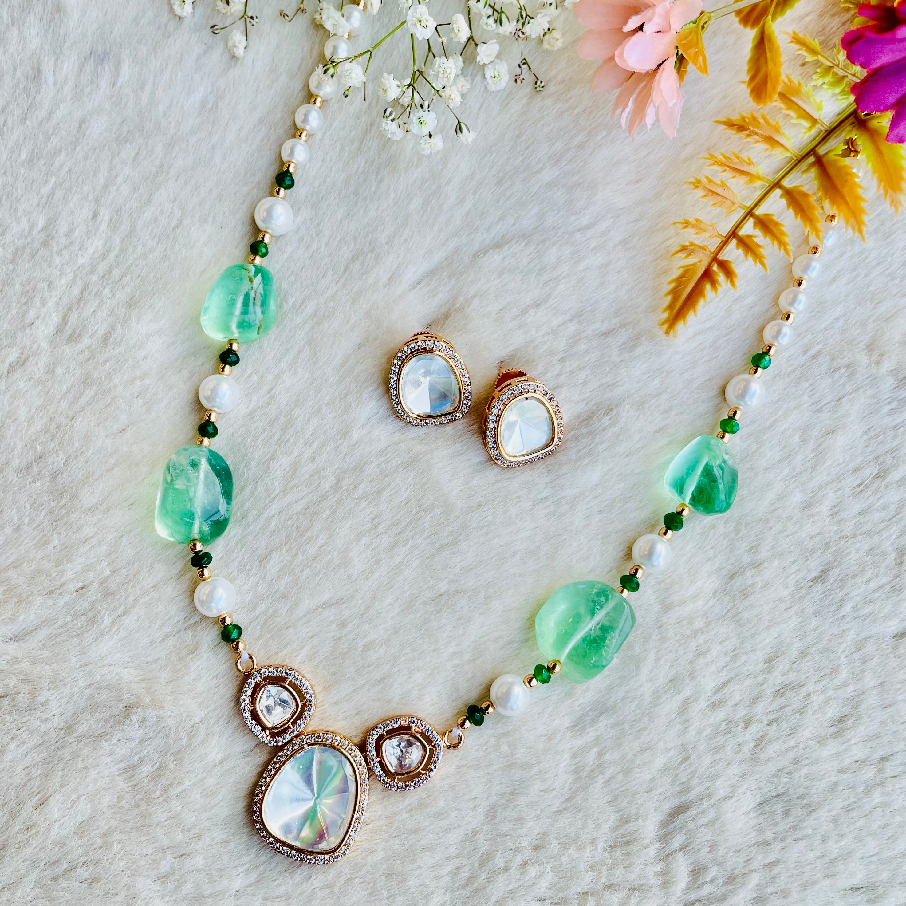 Nayaab Zora Polki Neckpiece