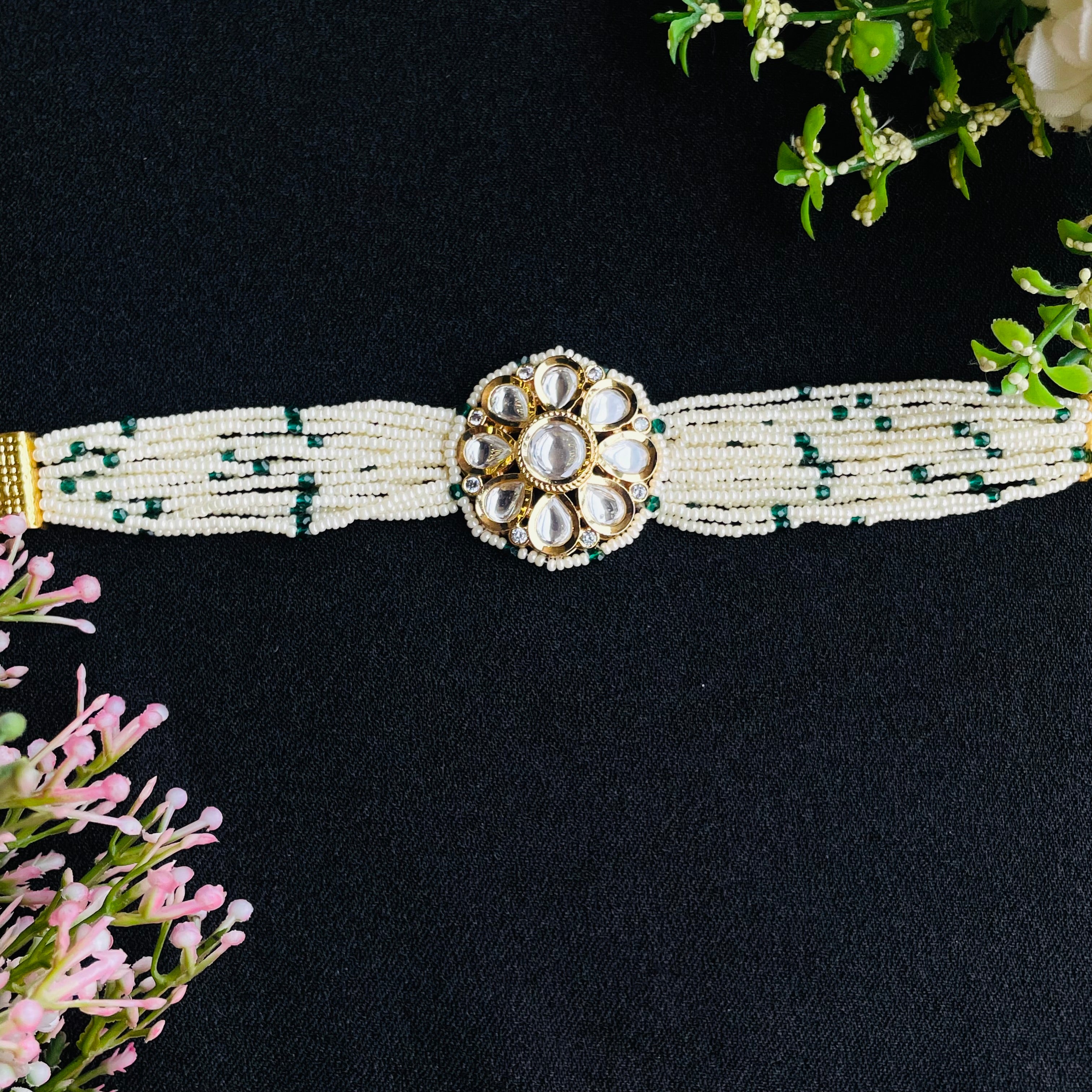 Nayaab Meher Polki Bracelet