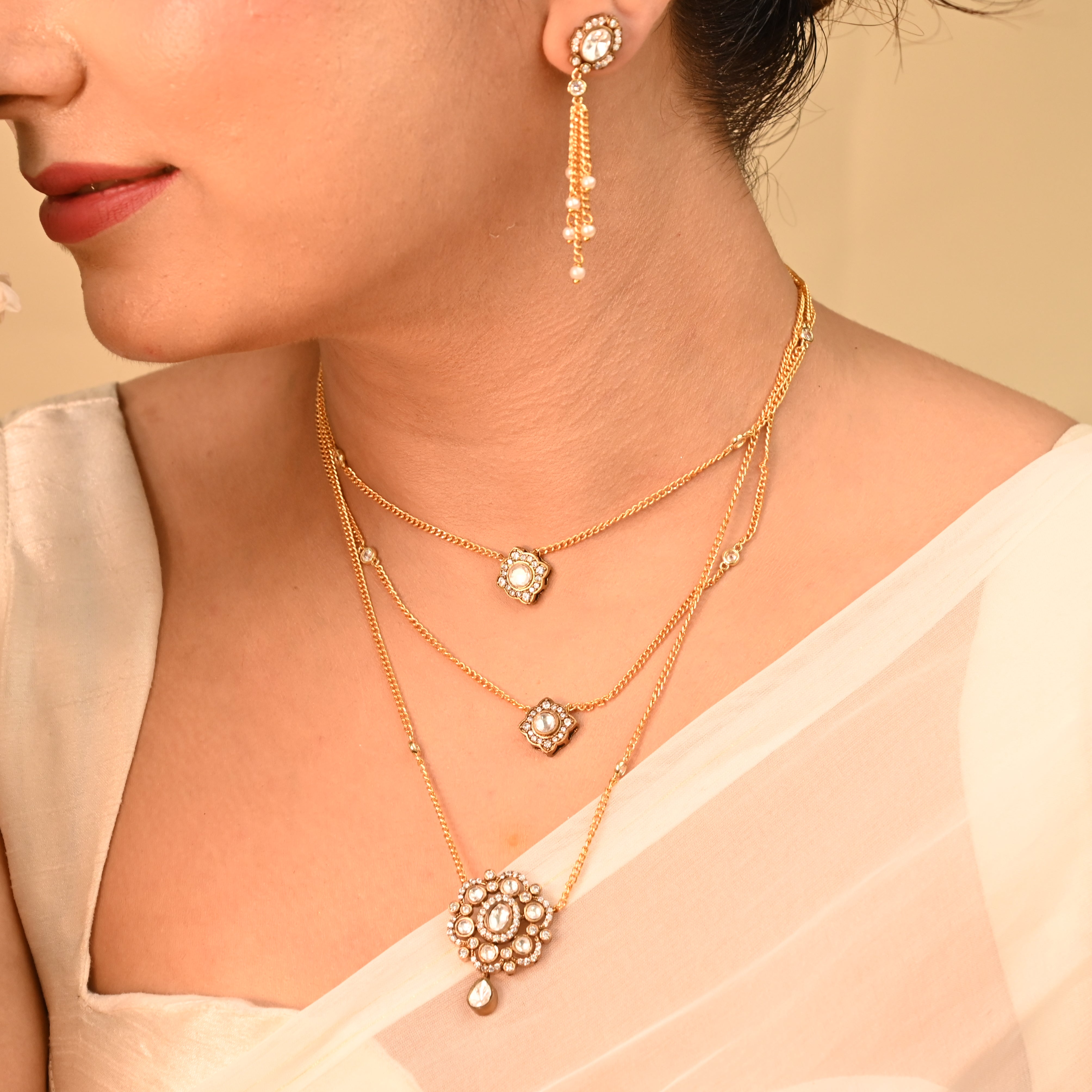 Nayaab Noor layered Neckpiece