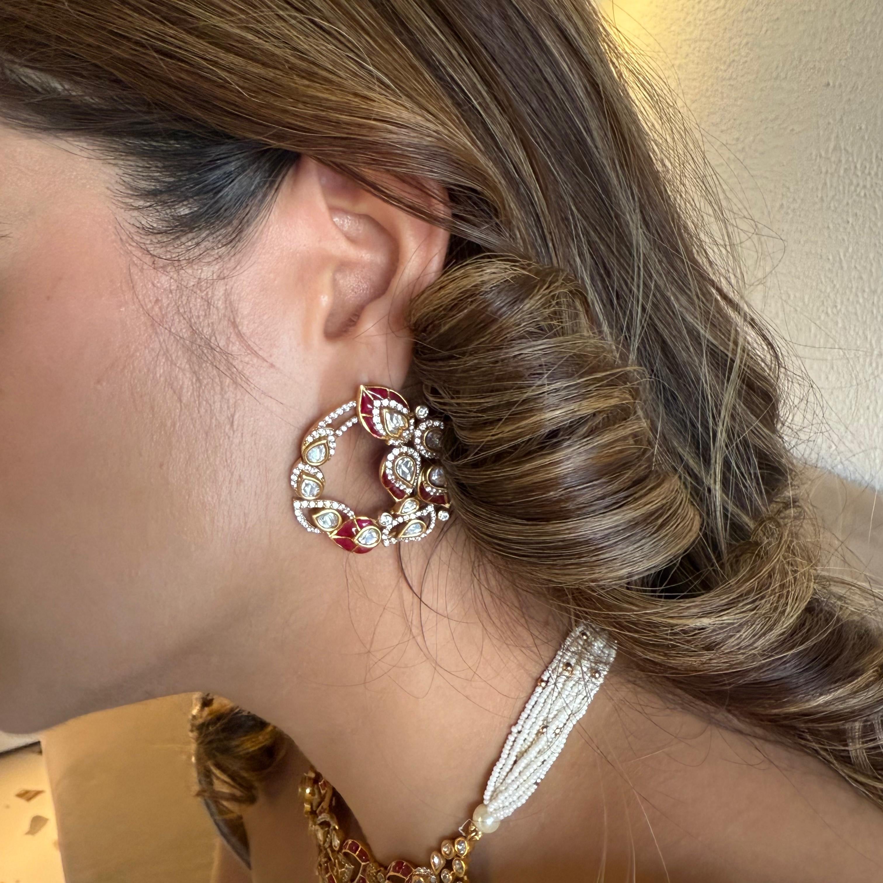 Nayaab Haniya Polki Neckpiece