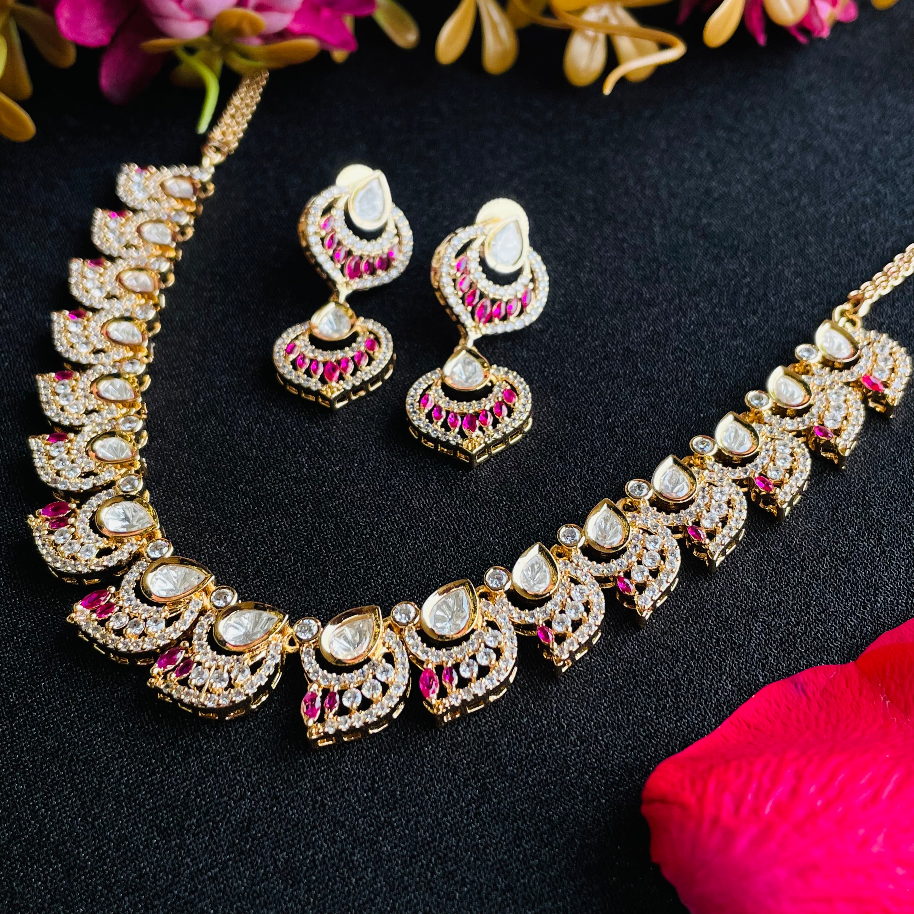 Nayaab tanvi polki neckpiece