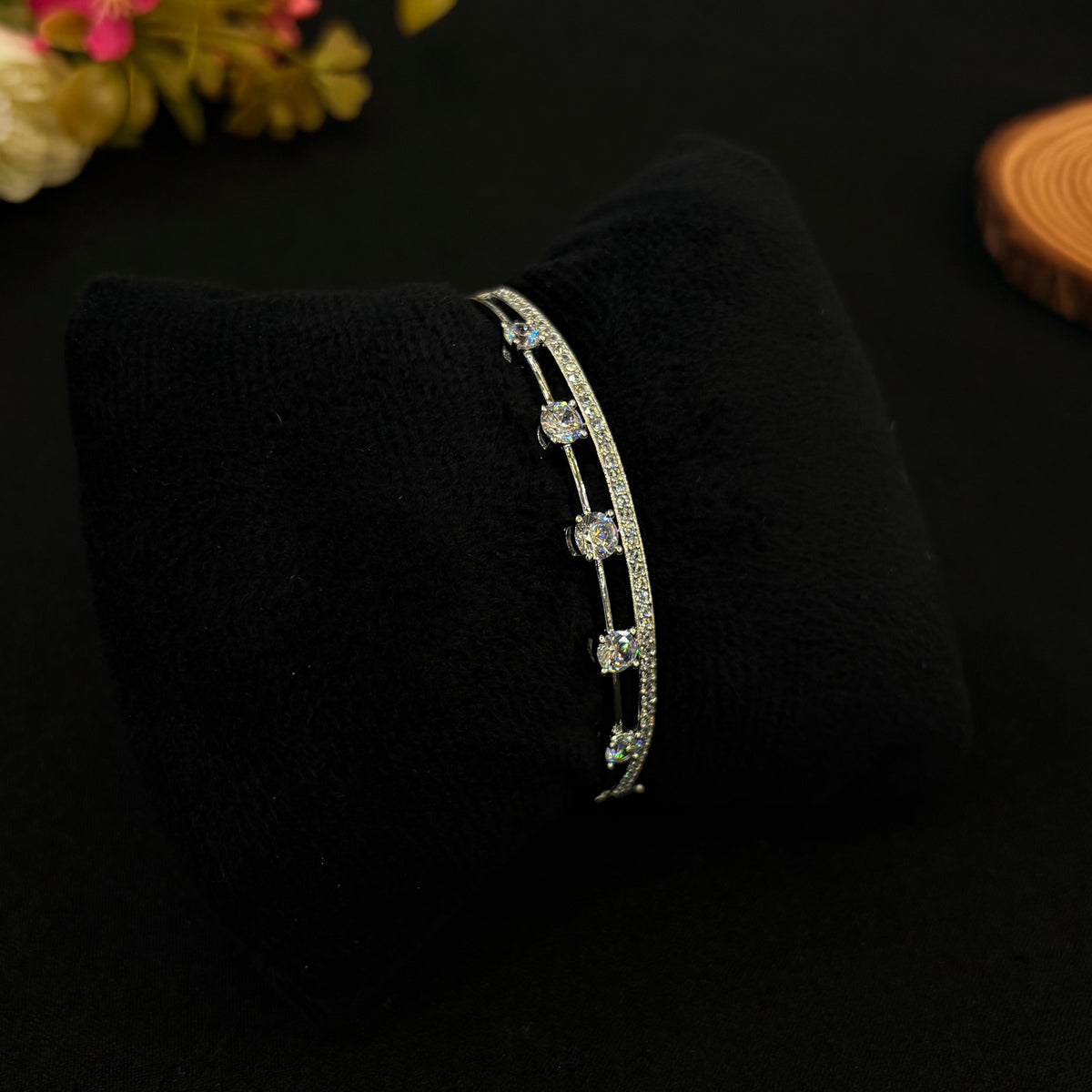 Meher Crystal Line Bracelet