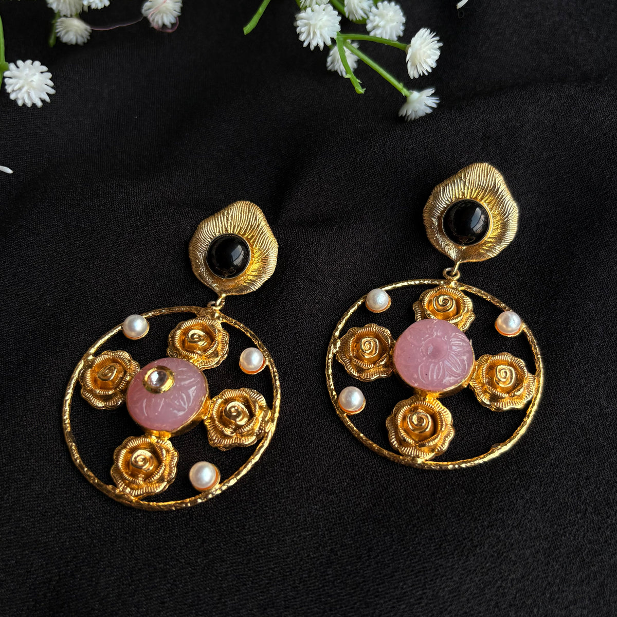 Vanyashree Floral Earrings