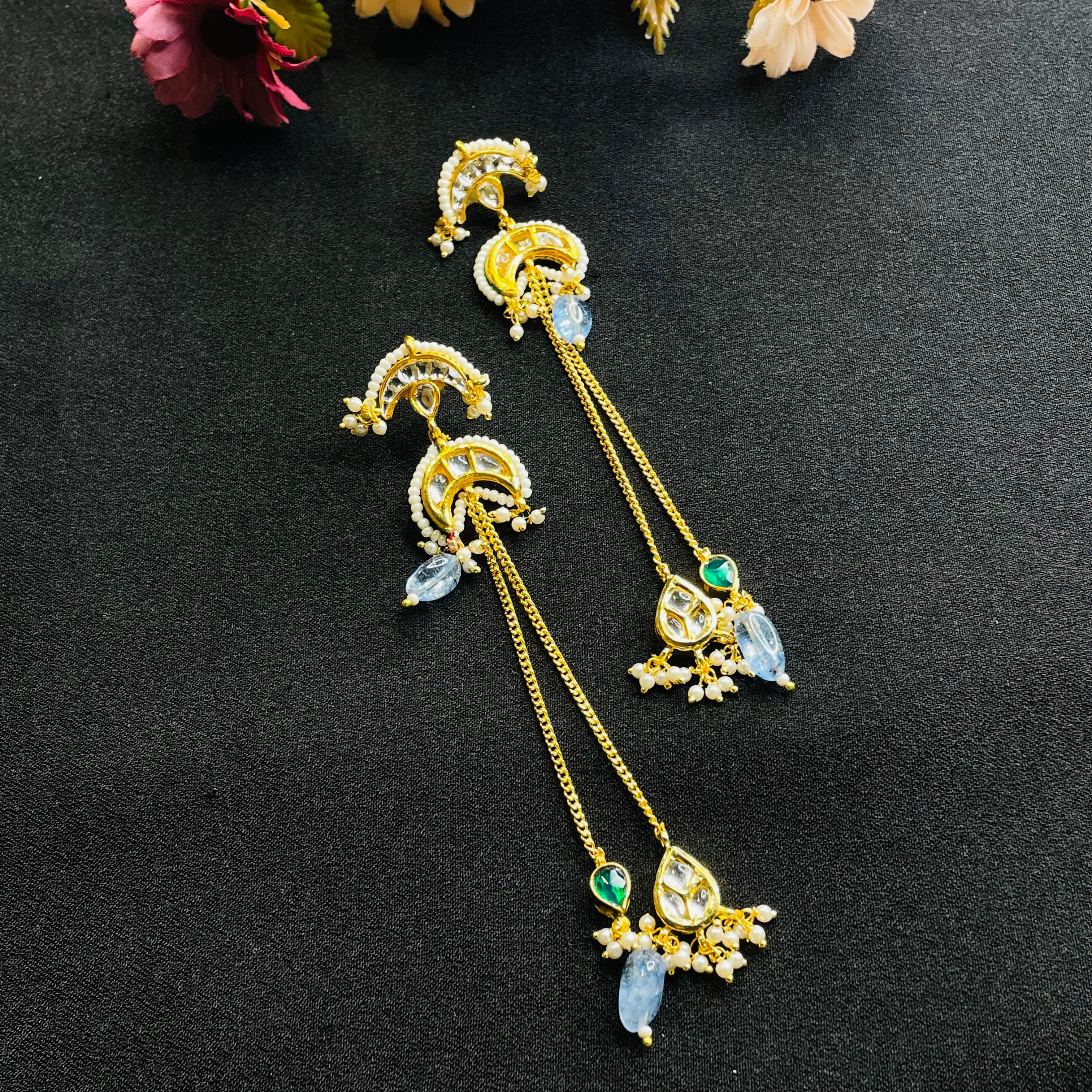 Nayaab Alisha Polki Earrings