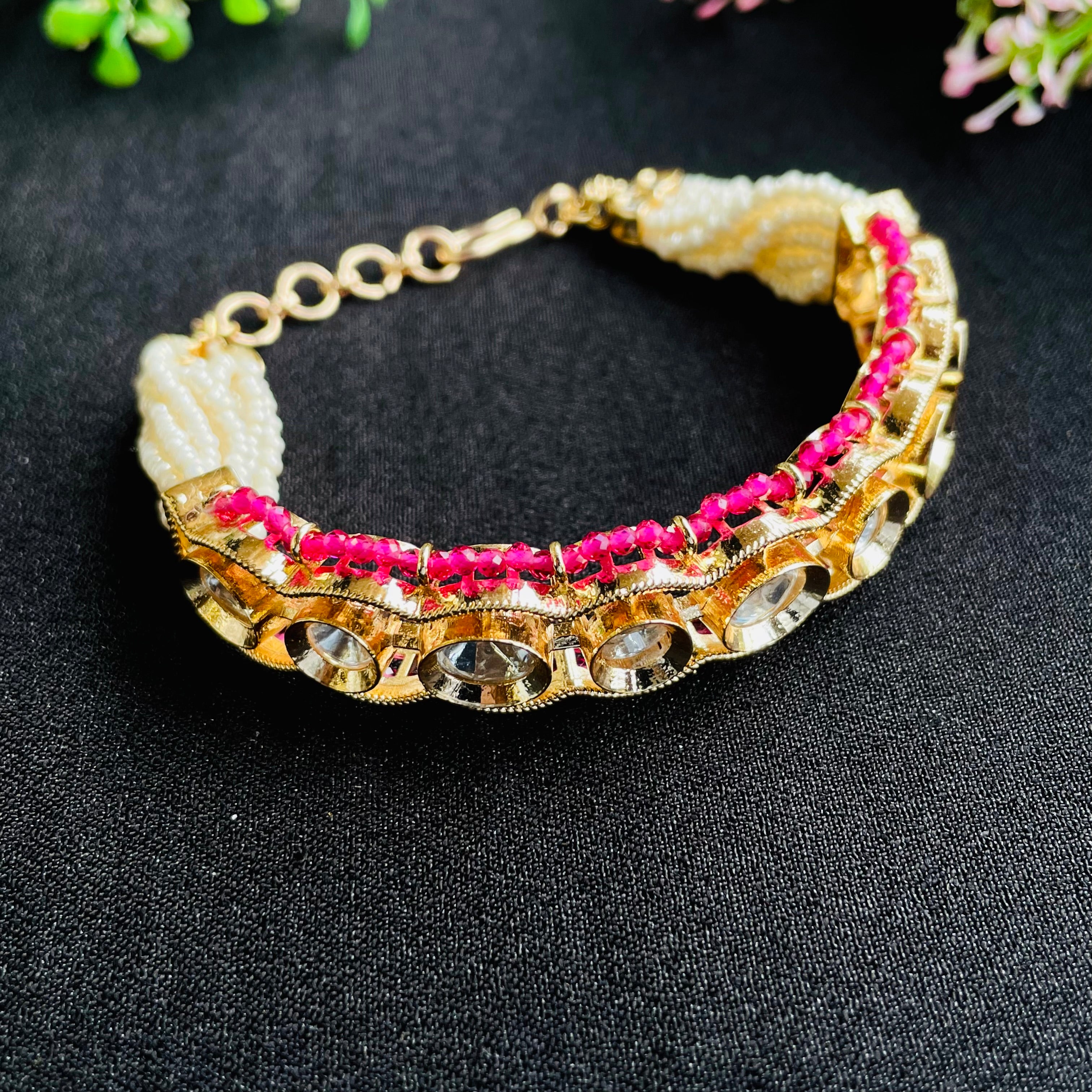 Nayaab Kashvi Polki Bracele