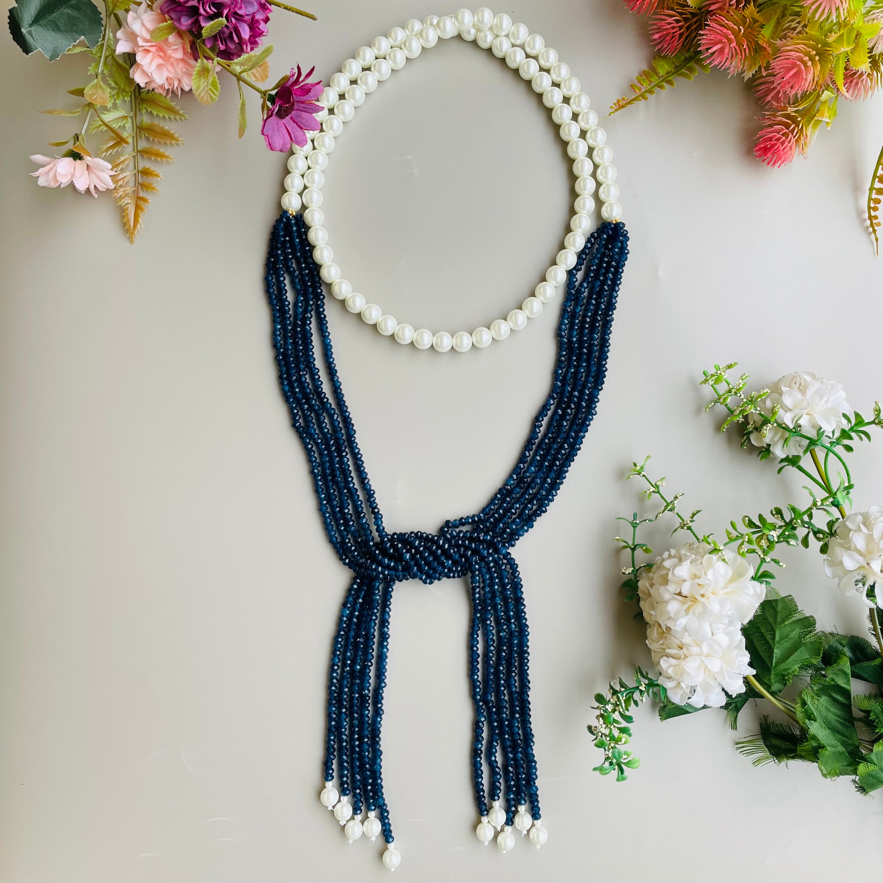 Nayaab jigyasa  Pearl long mala