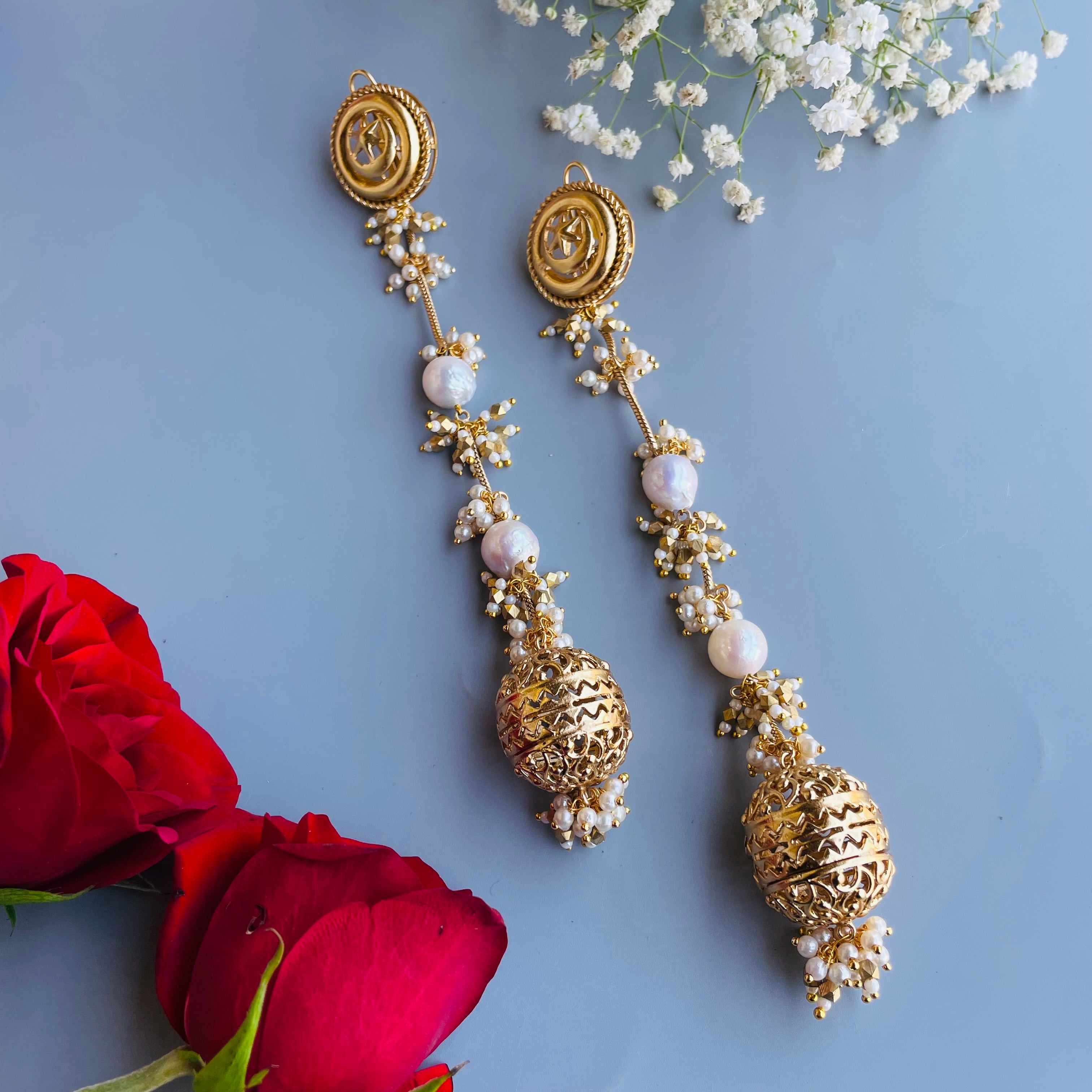 Nayaab Sahiba long Earring