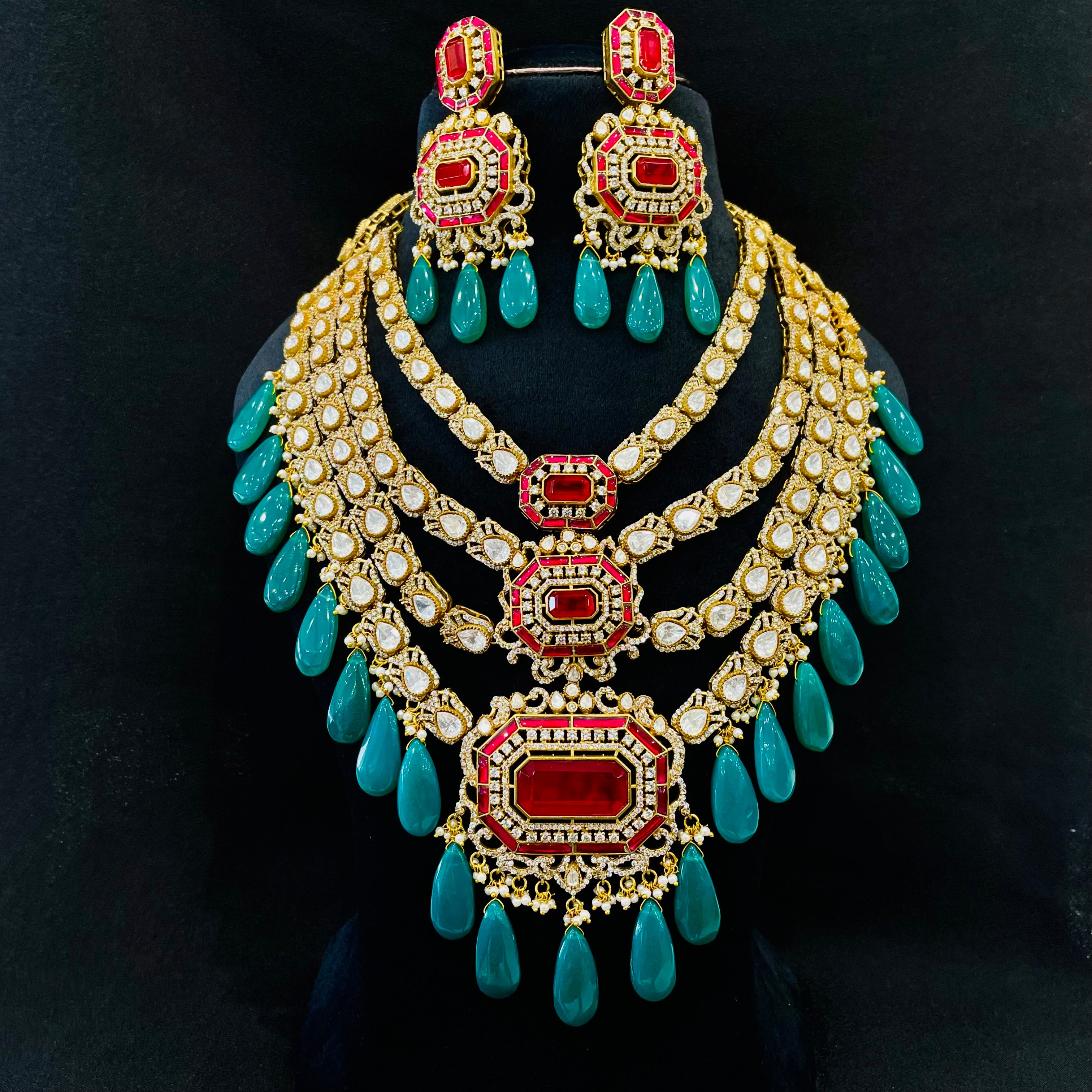 Nayaab Sneha Polki Neckpiece