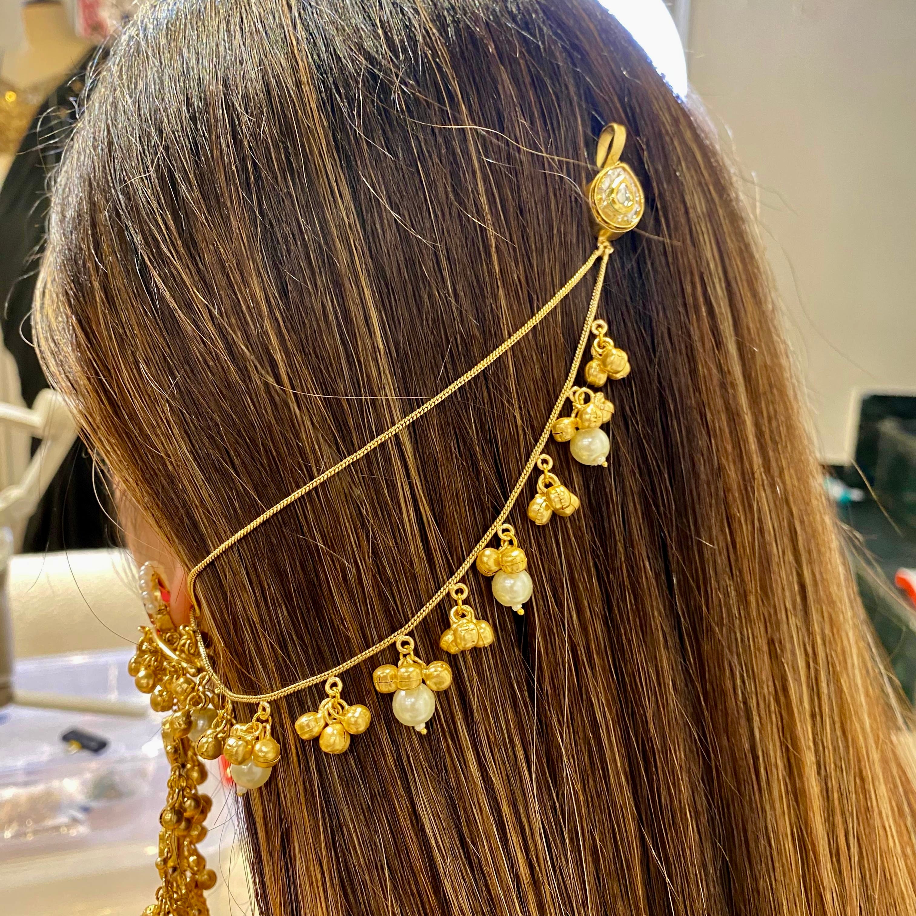 nayaab drishti earrings With Kanchain