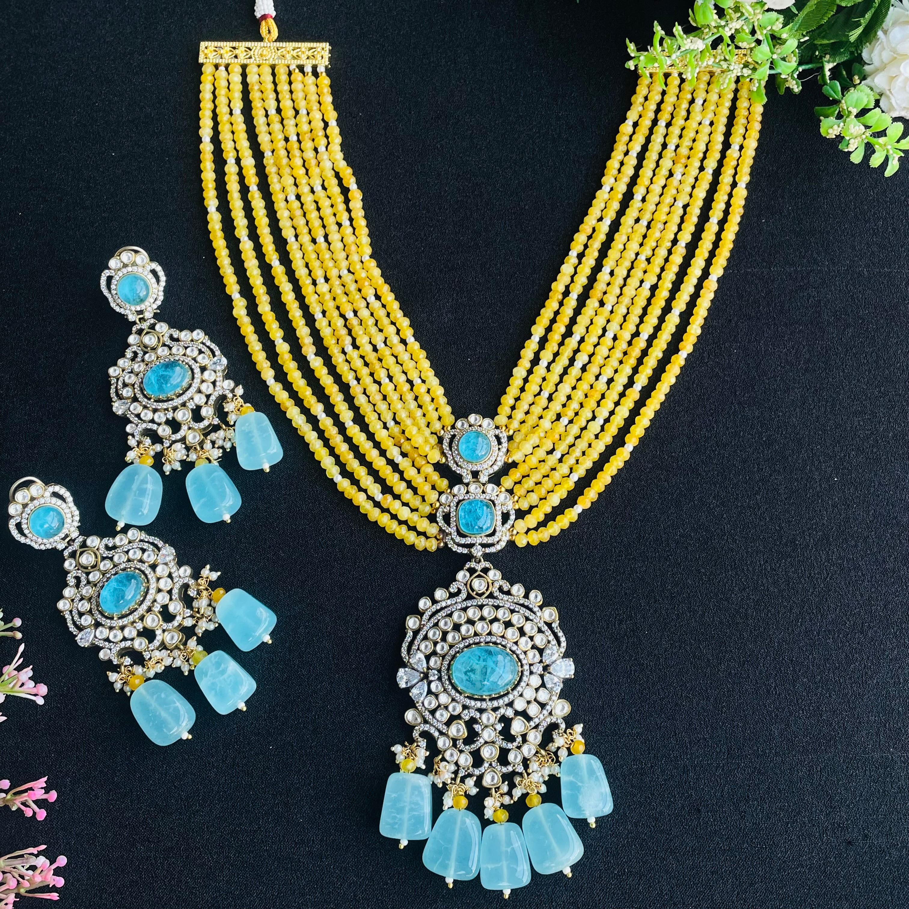 nayaab adya Polki neckpiece